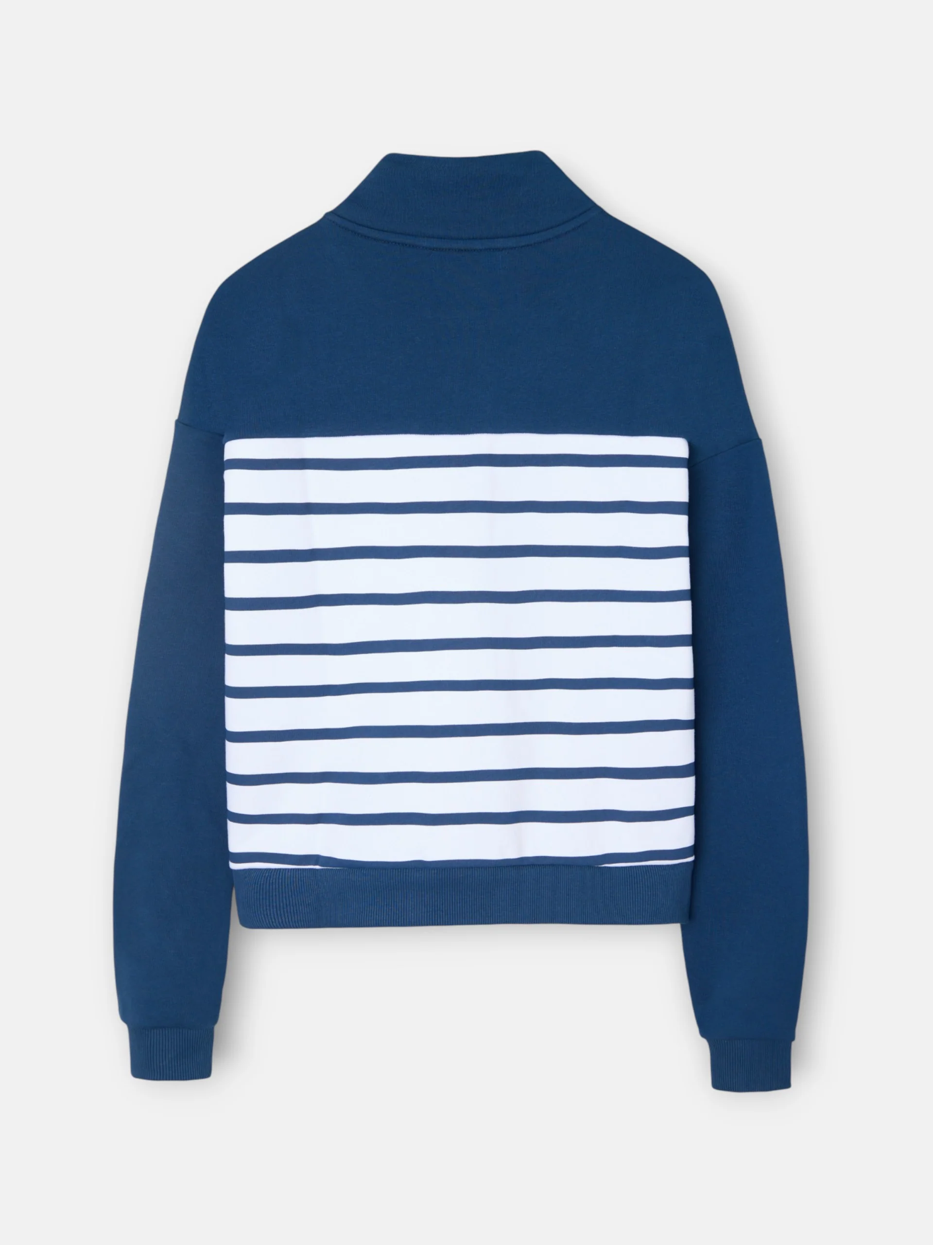 Sudadera woman cuello botones rayas azules - Image 10