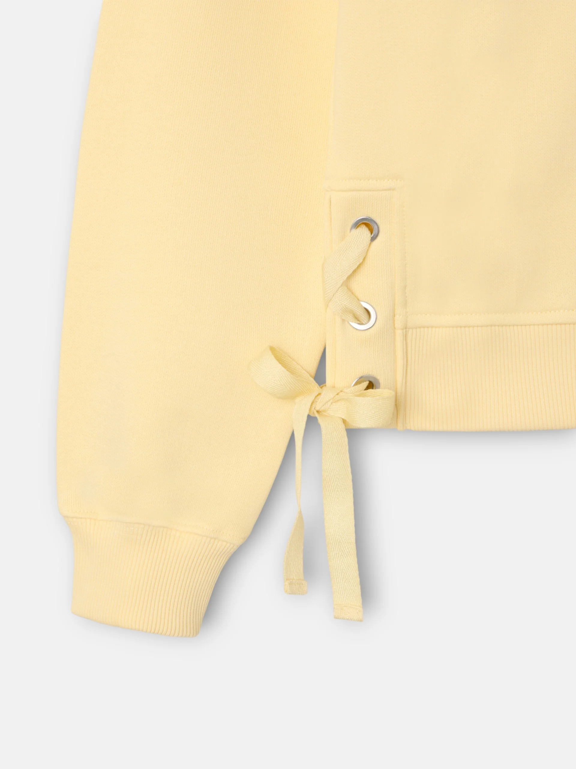 Sudadera woman detalle cuerdas amarilla - Image 8
