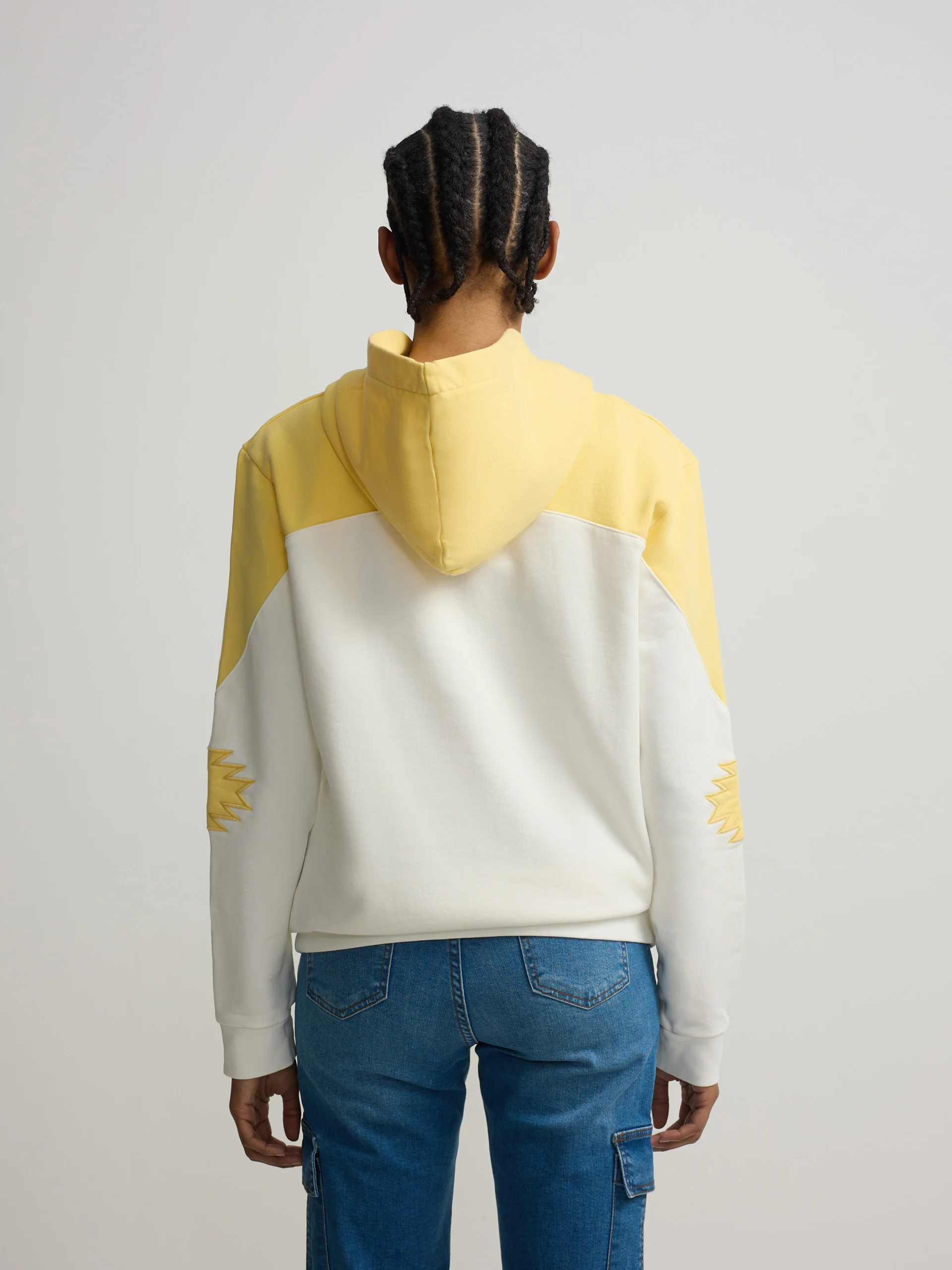 Sudadera woman estrella bicolor cruda - Image 4