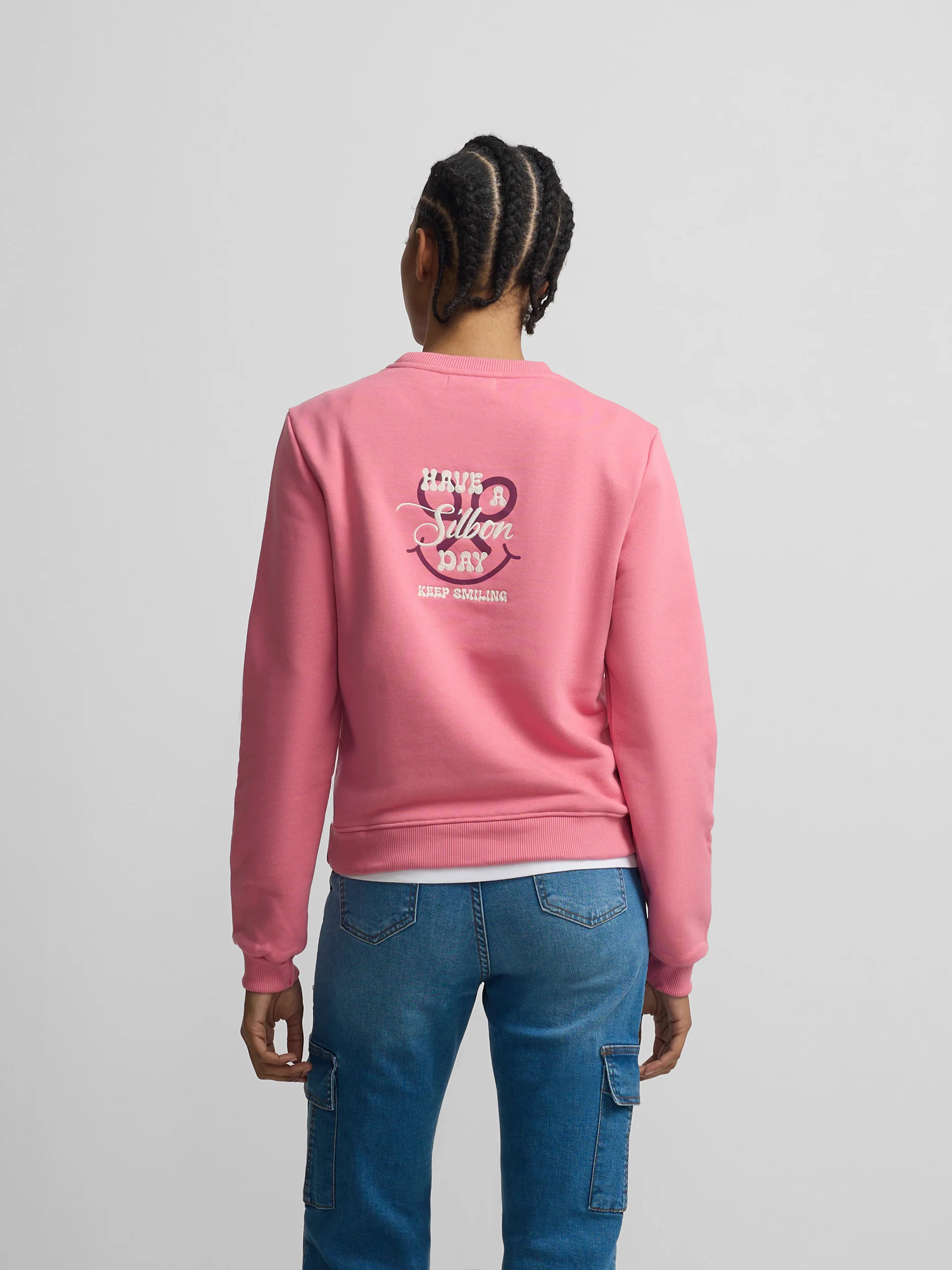 Sudadera woman have a silbon day rosa - Image 4