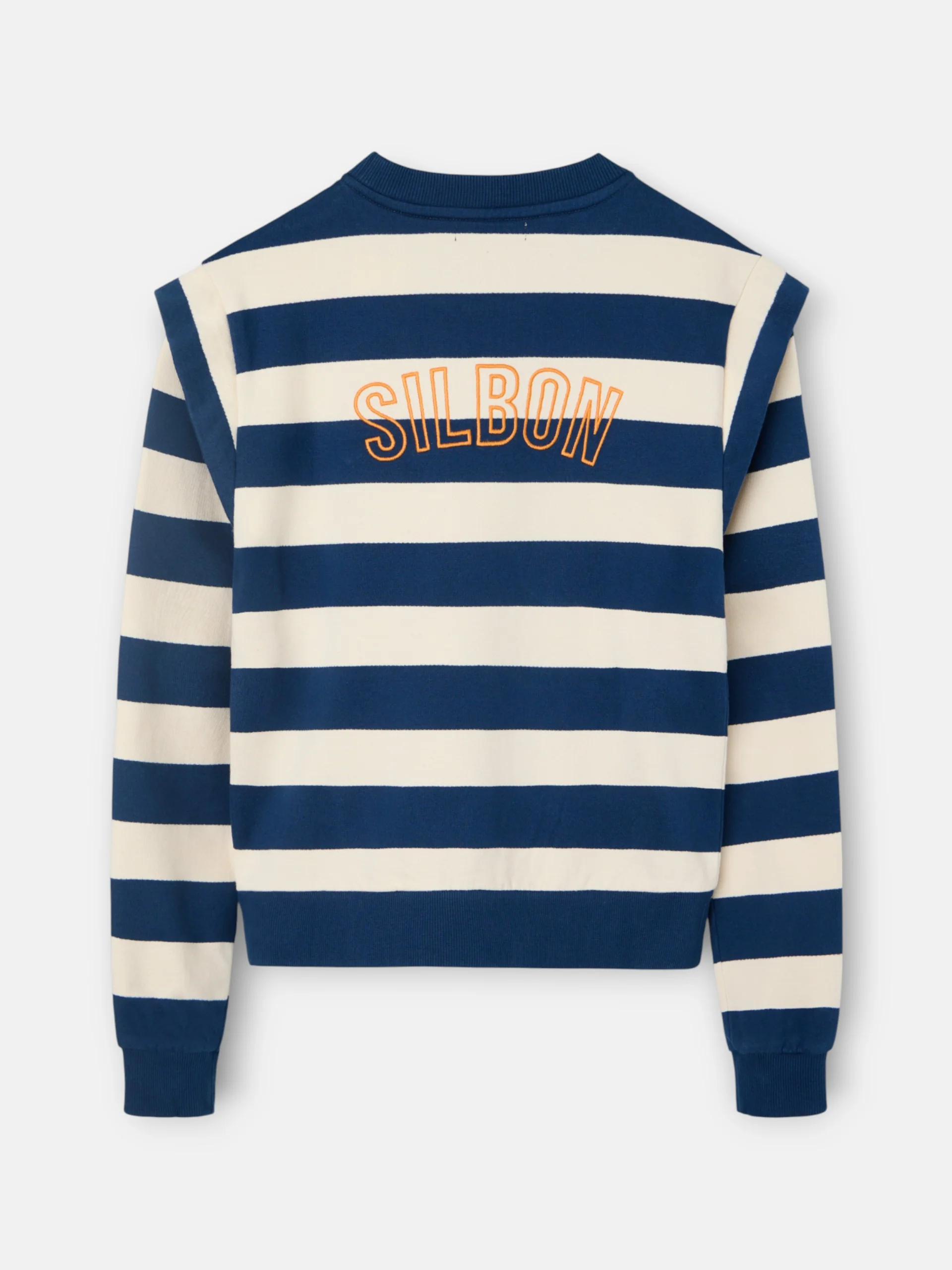 Sudadera woman hombreras rayas azules - Image 7