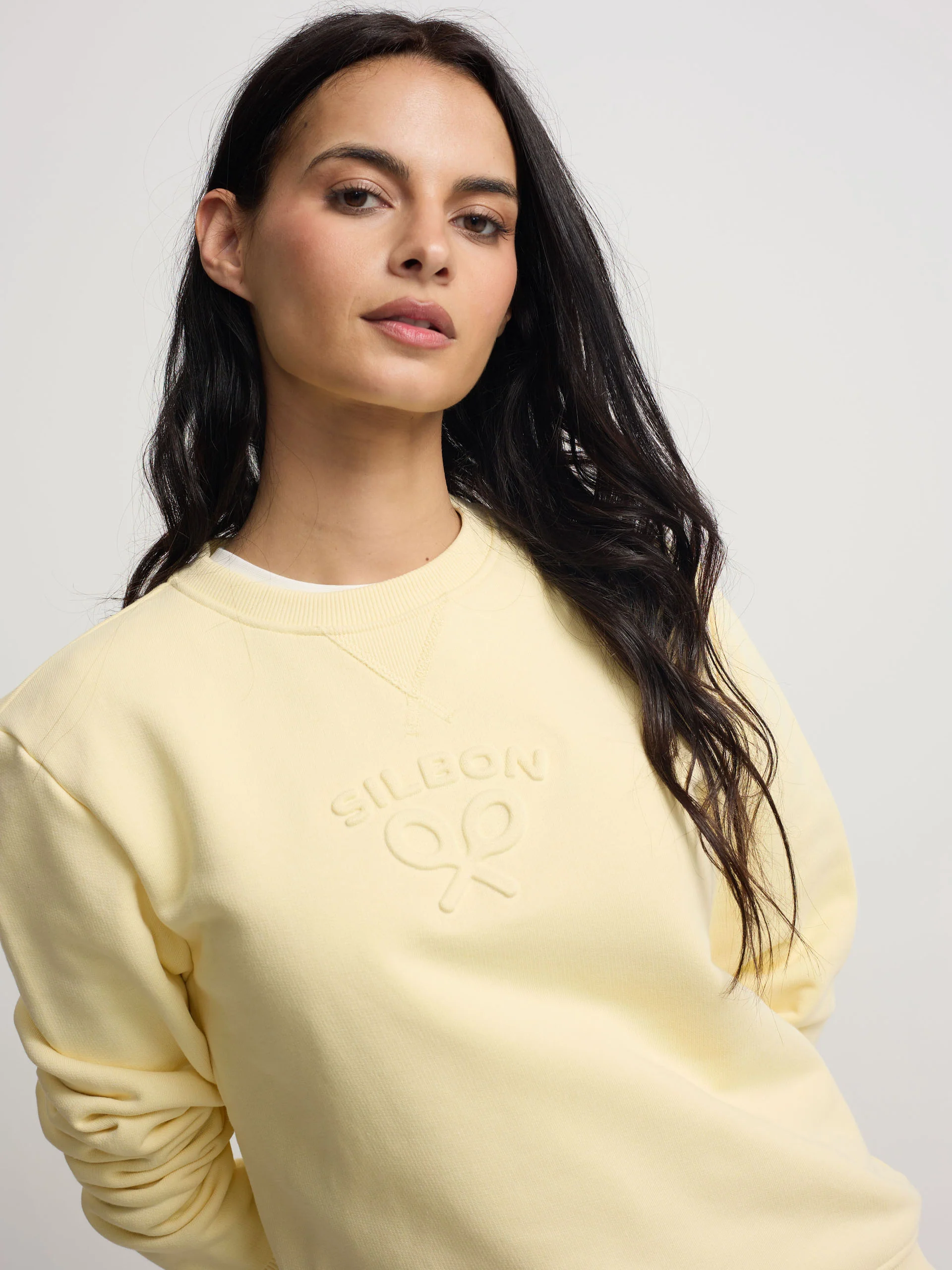 Sudadera woman silbon clasico amarilla