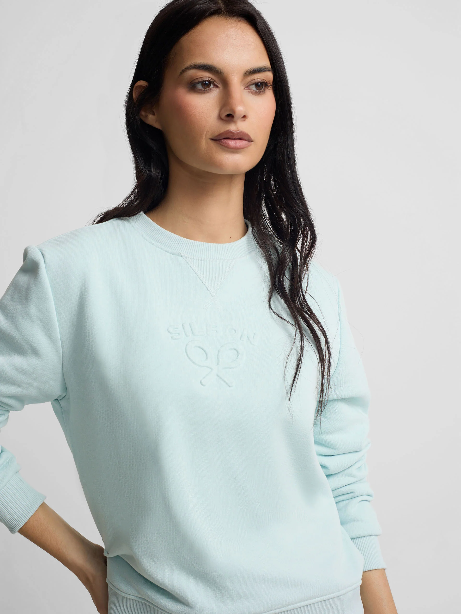 Sudadera woman silbon clasico celeste - Image 3