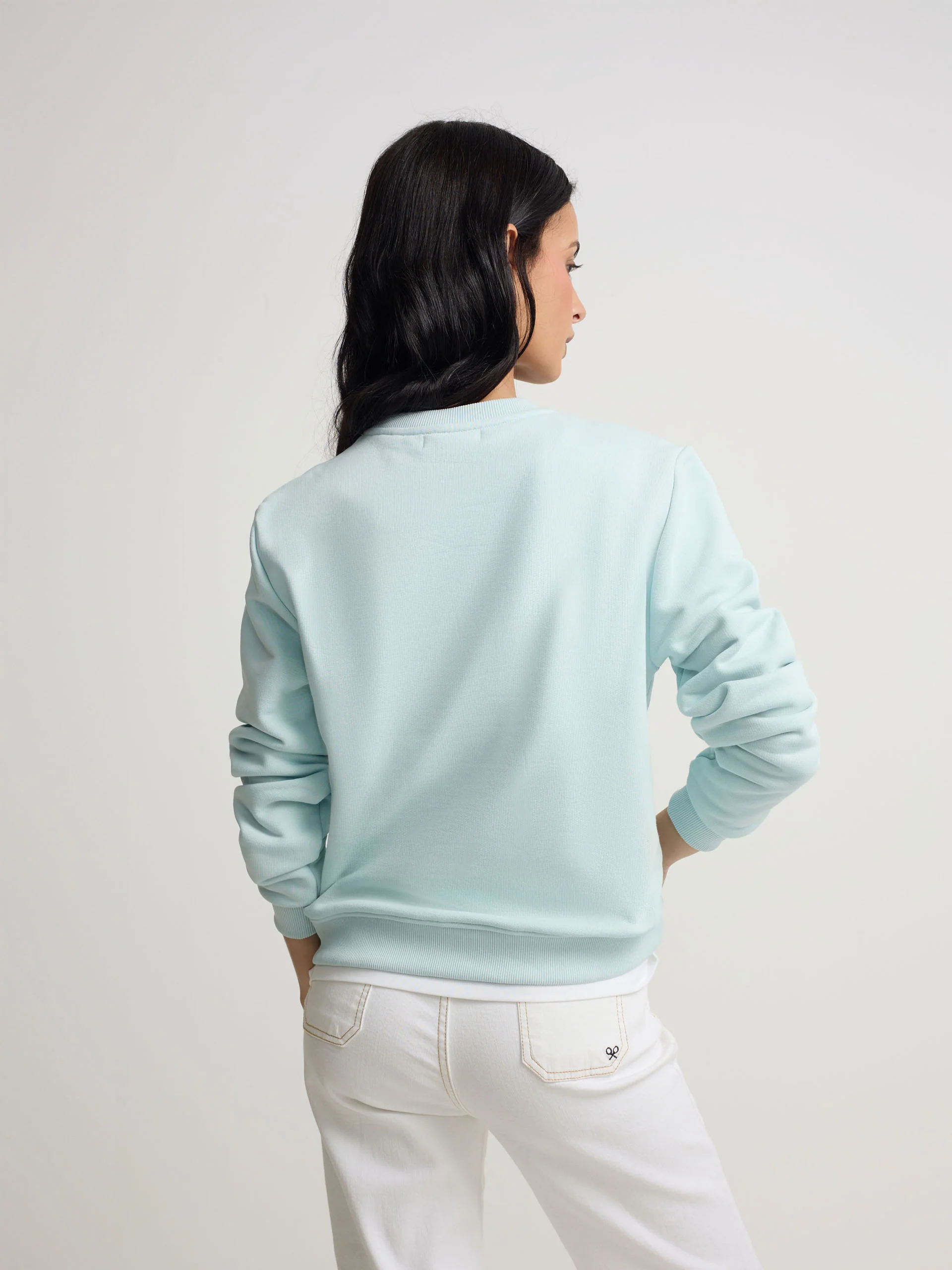 Sudadera woman silbon clasico celeste - Image 4