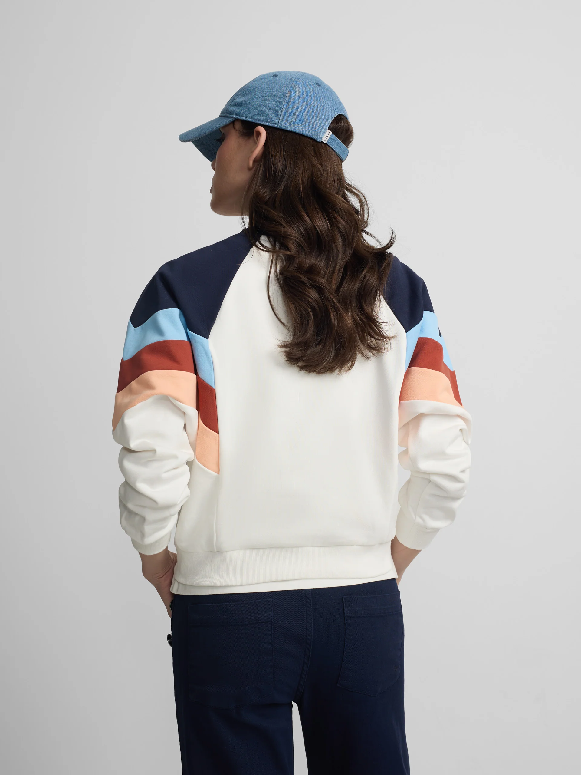 Sudadera woman tricolor azules - Image 5