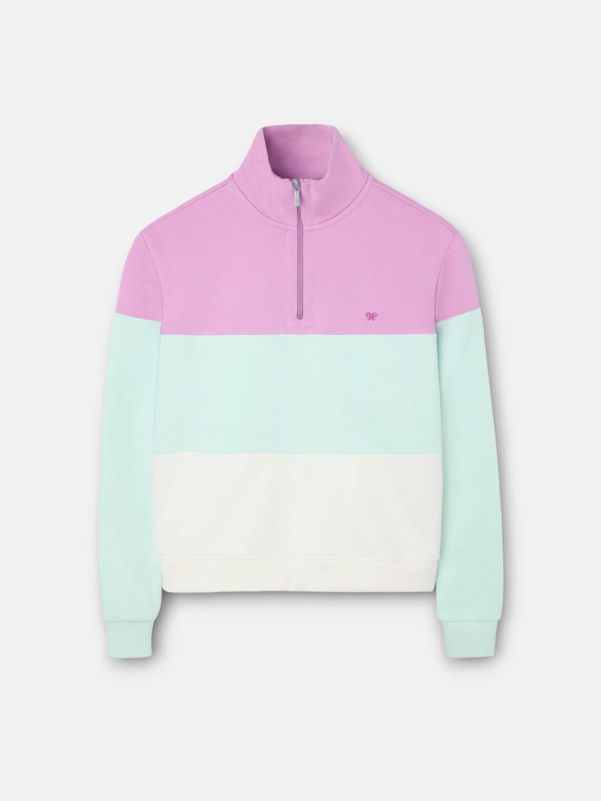 Sudadera woman tricolor morado y verde - Image 8