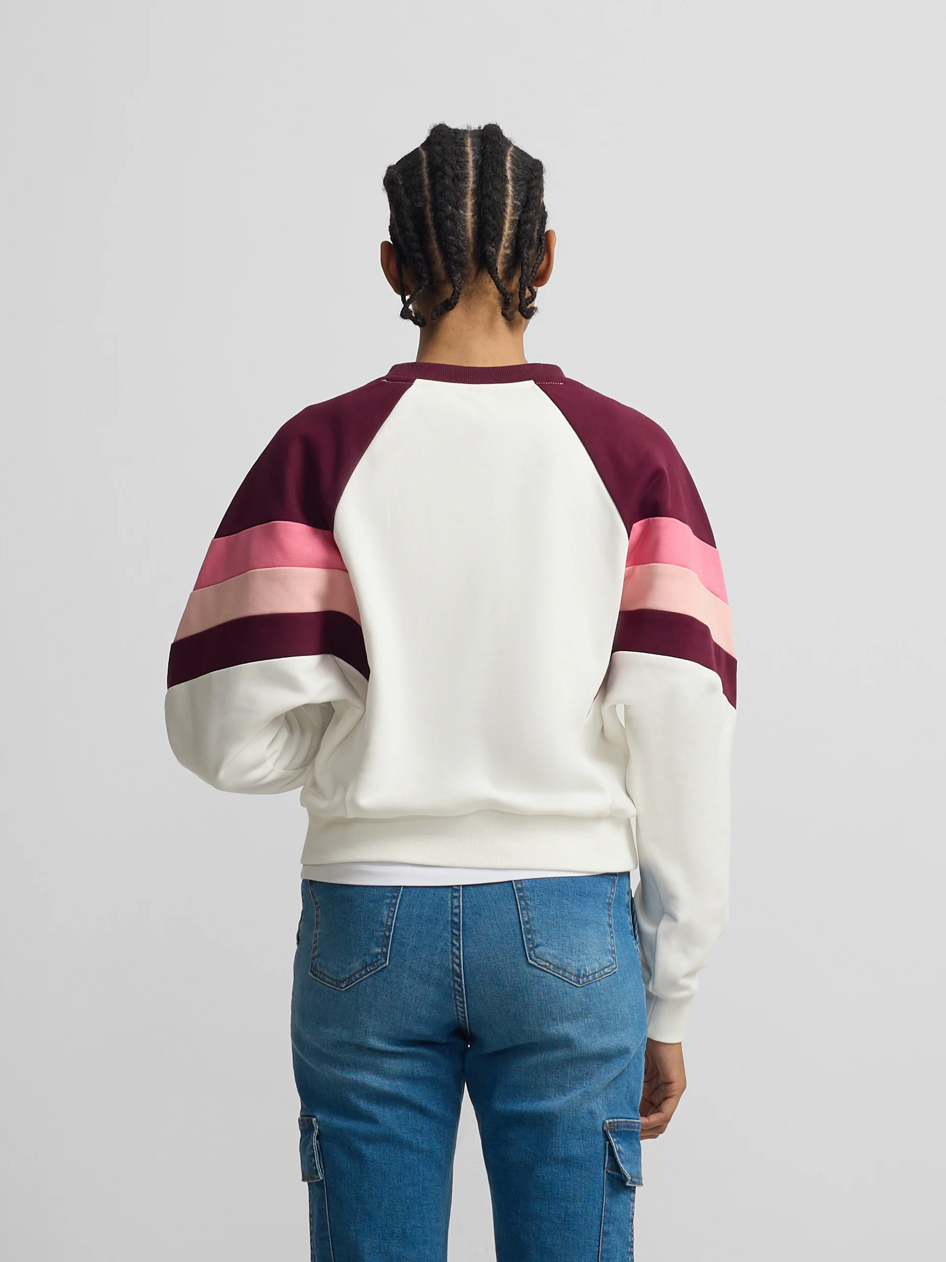 Sudadera woman tricolor morados - Image 4
