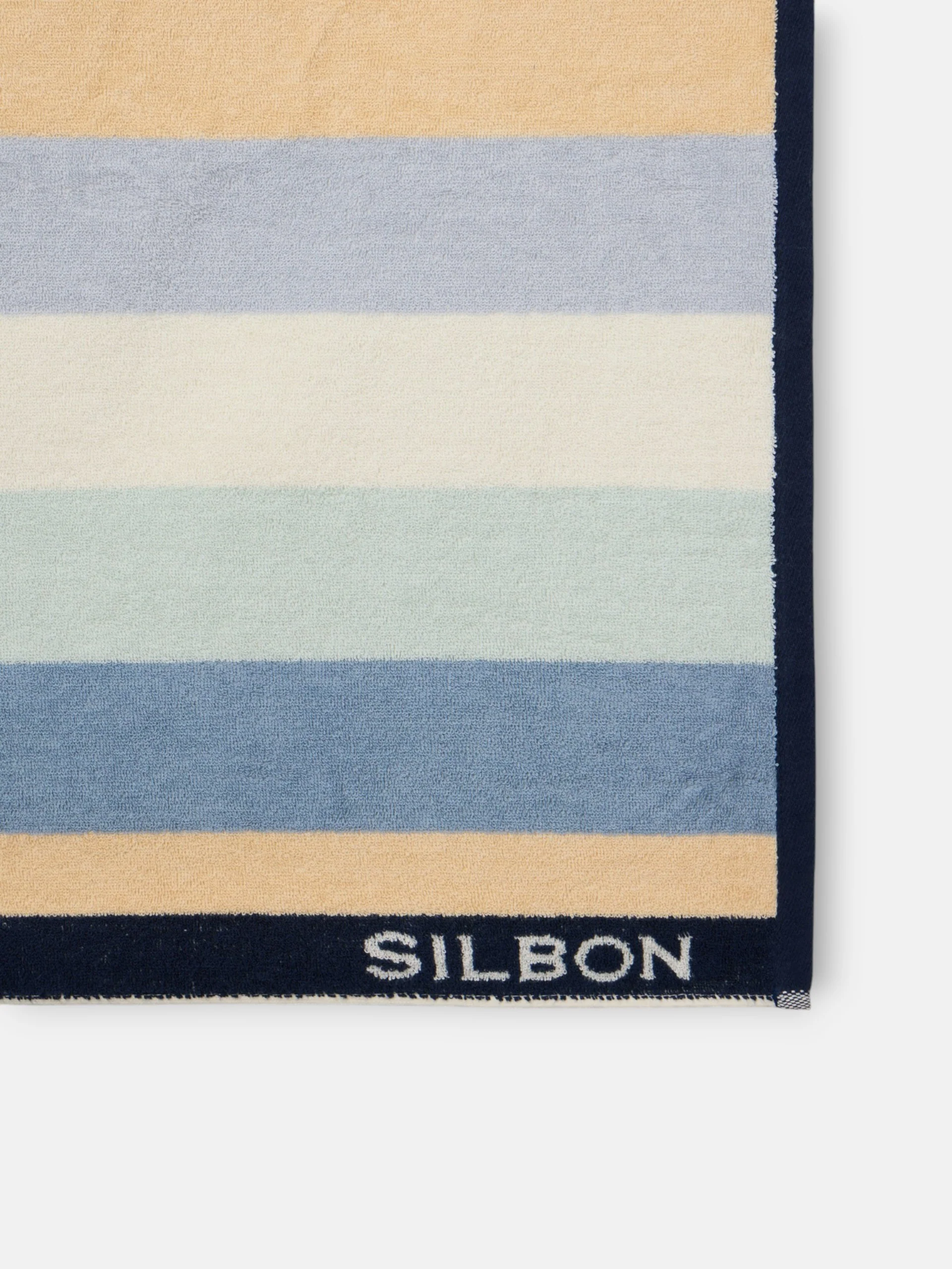 Toalla Silbon multicolor crema - Image 3