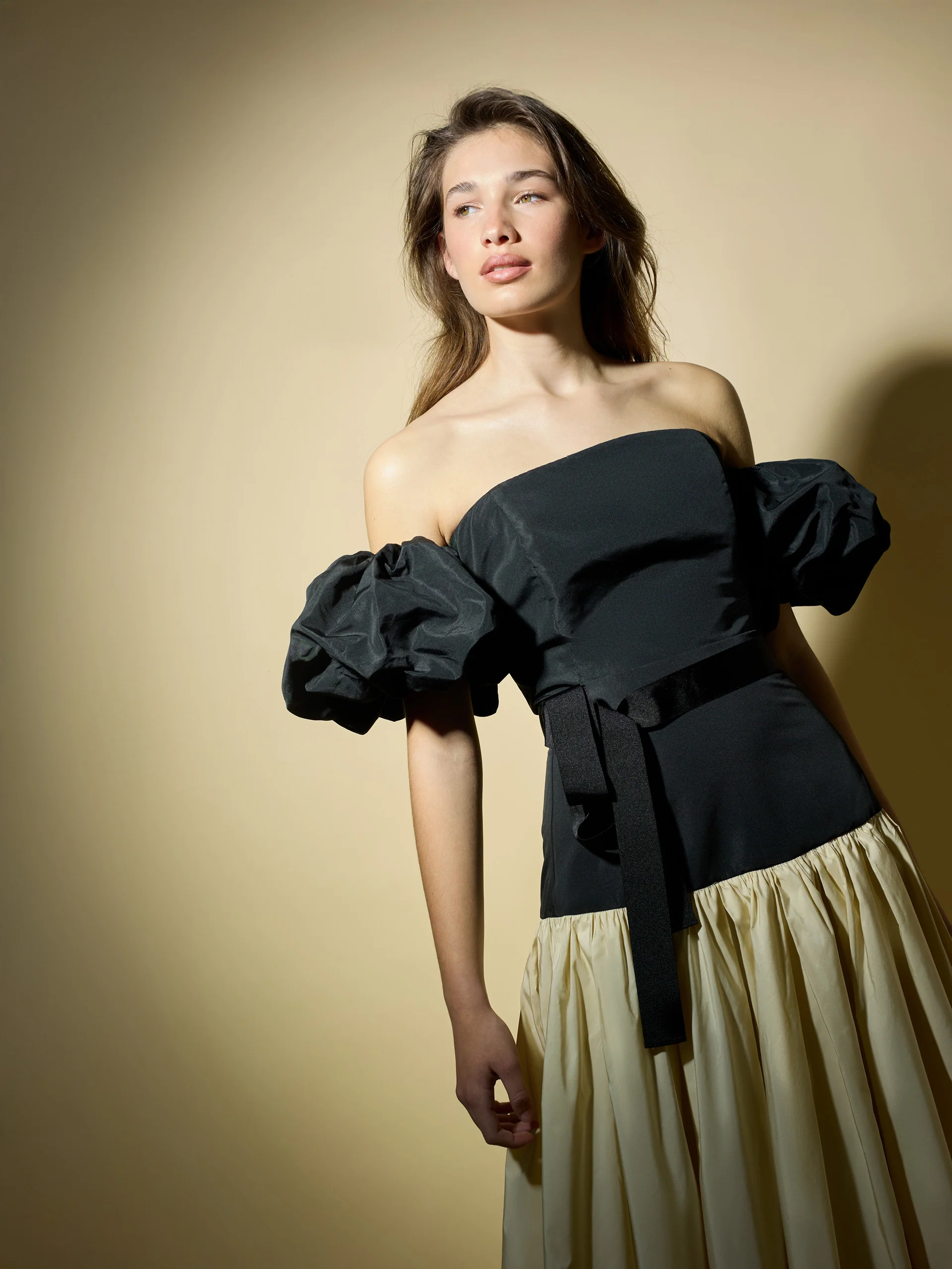 Top CaprilexSilbon tafeta negra - Image 3