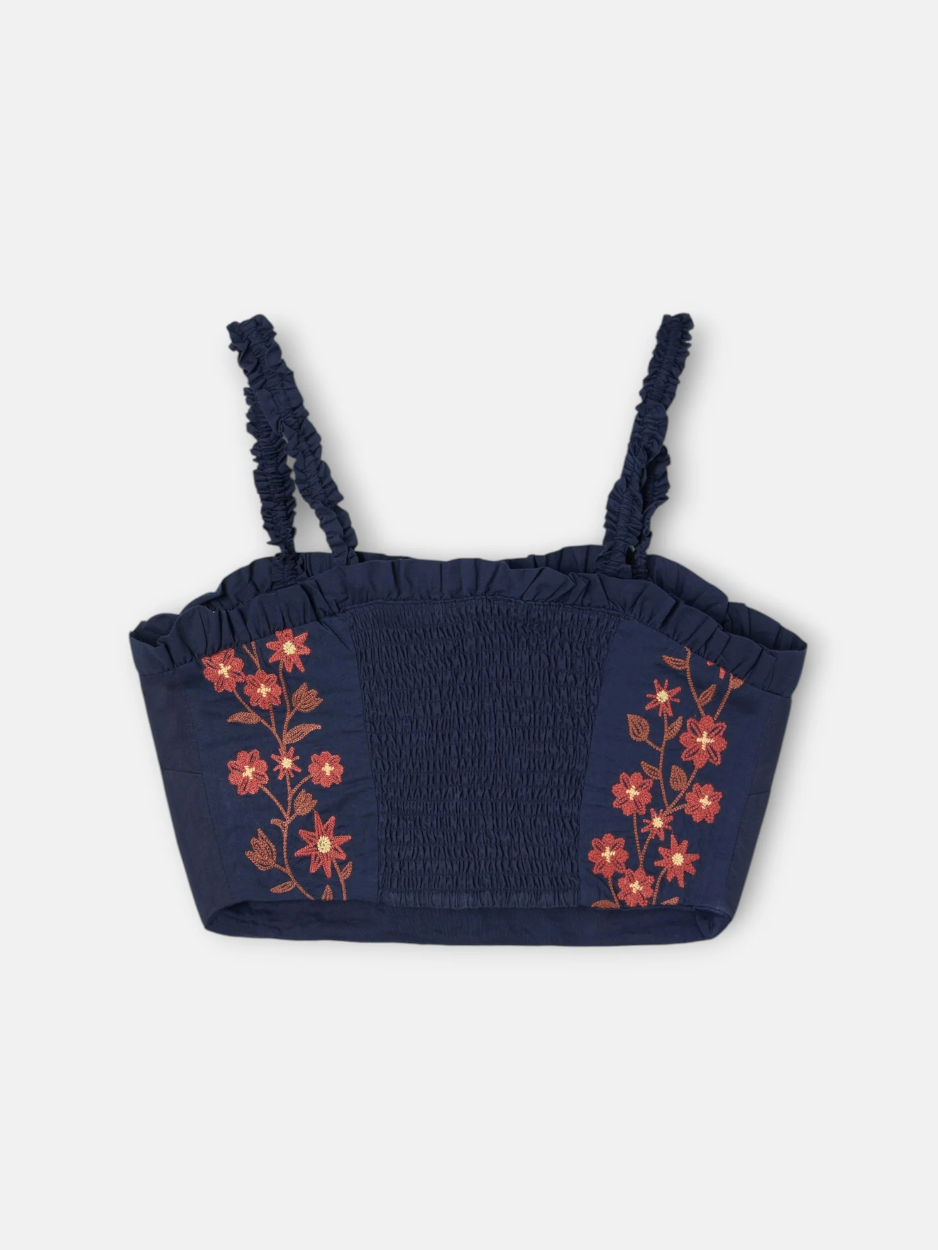 Top flores bordadas azul - Image 10