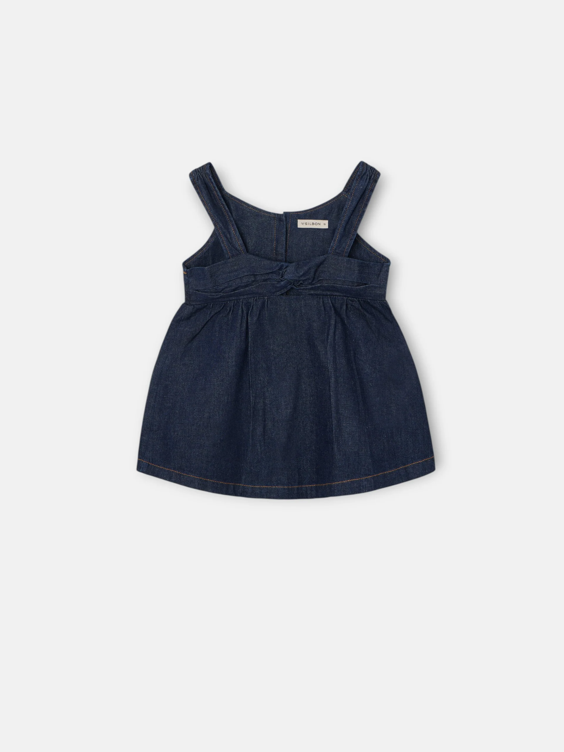 Top girl denim azul - Image 7