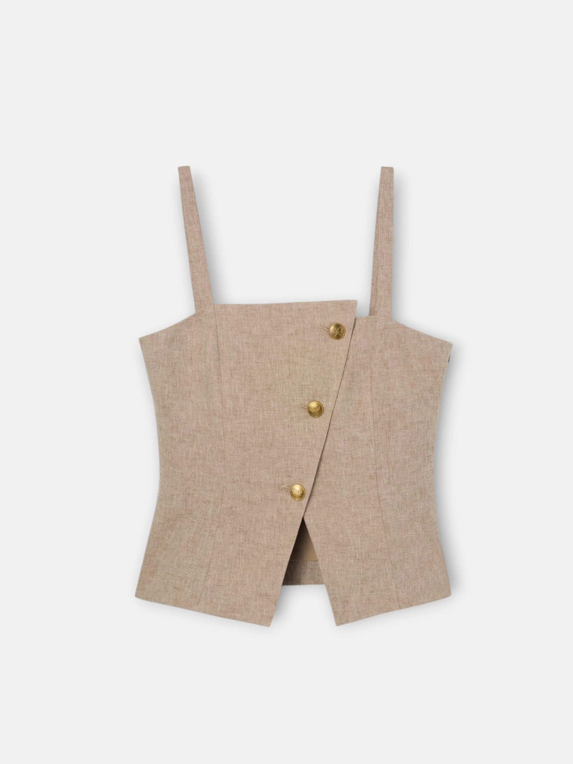 Top palabra de honor beige - Image 7
