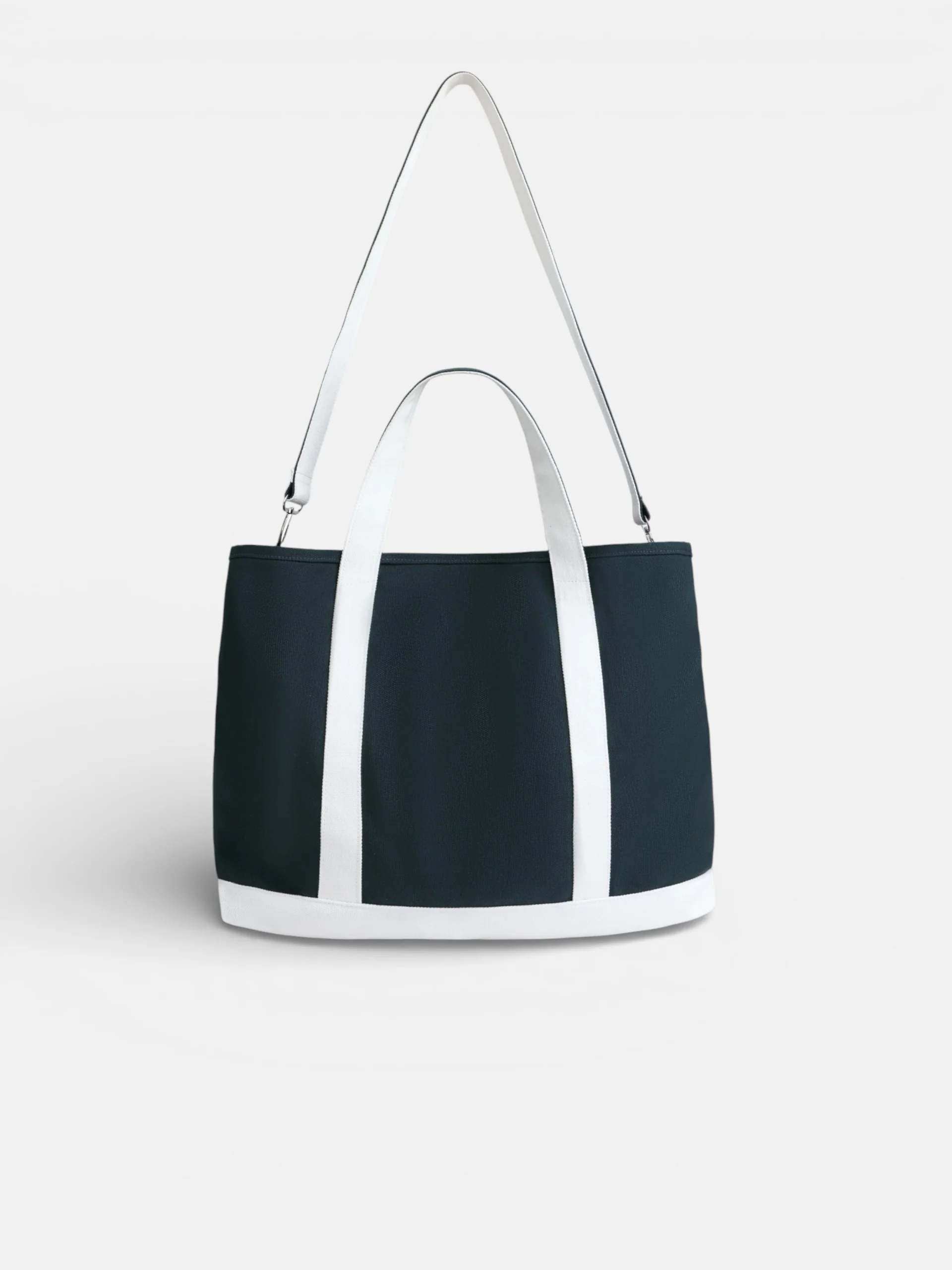 Tote bag classic bicolor azul marino - Image 4