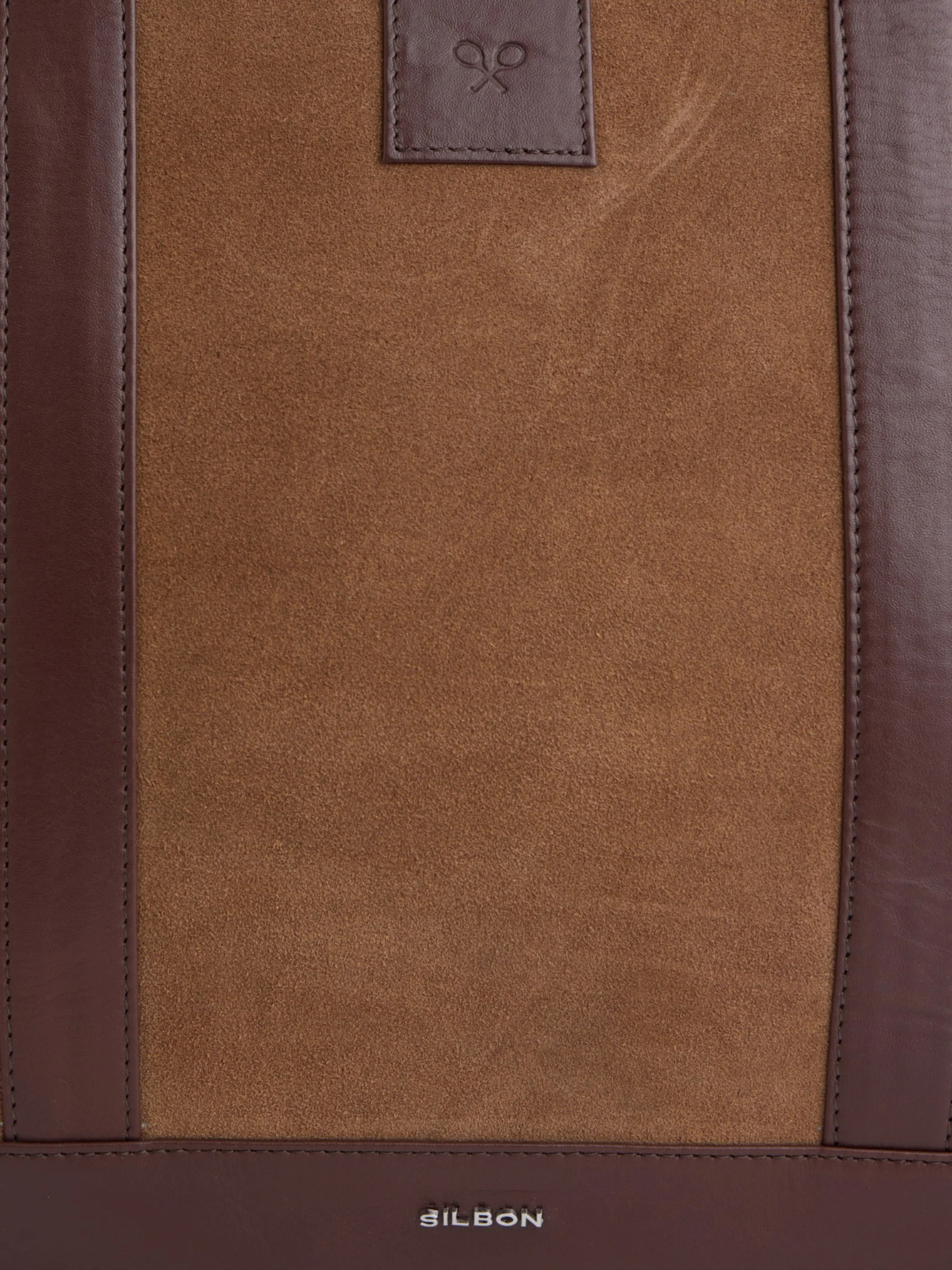 Tote bag piel business marron oscuro - Image 3