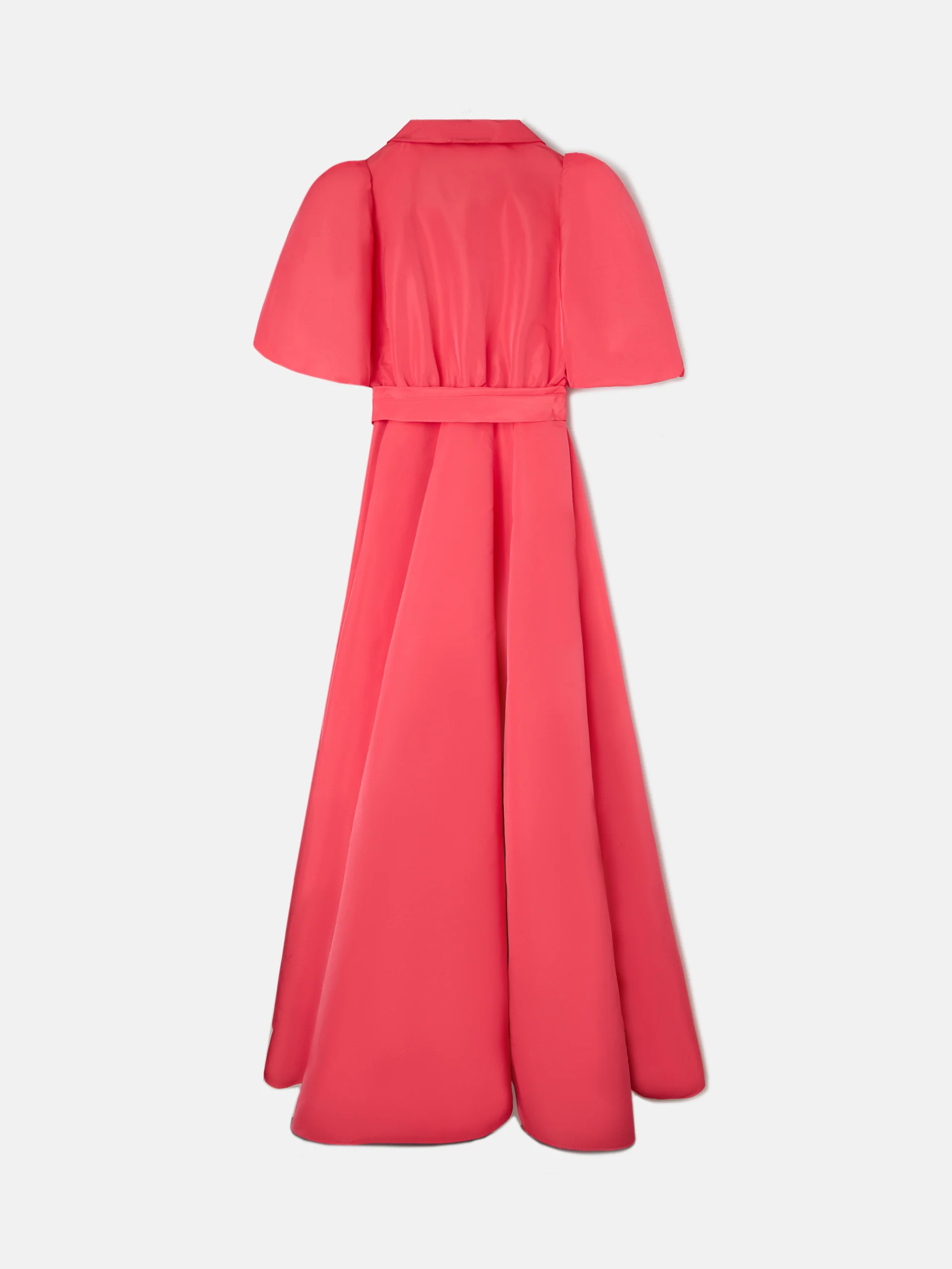 Vestido CaprileXSilbon camisero tafeta rojo - Image 13