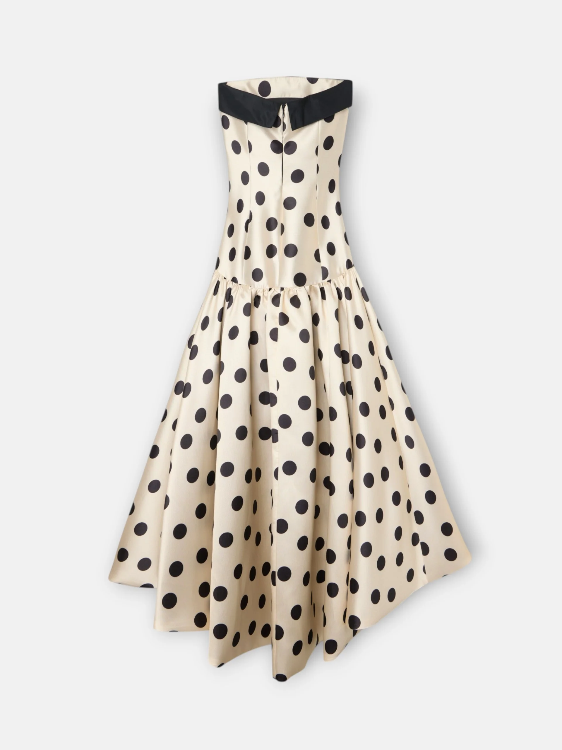 Vestido CaprilexSilbon lunar vainilla y negro - Image 10