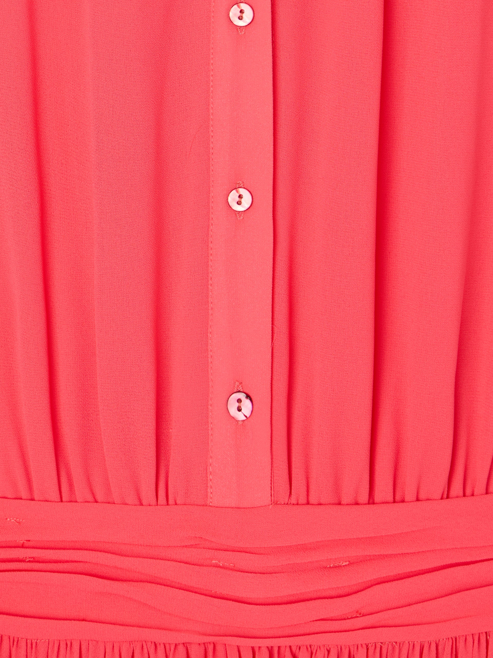 Vestido CaprileXSilbon plisado lazo coral - Image 15