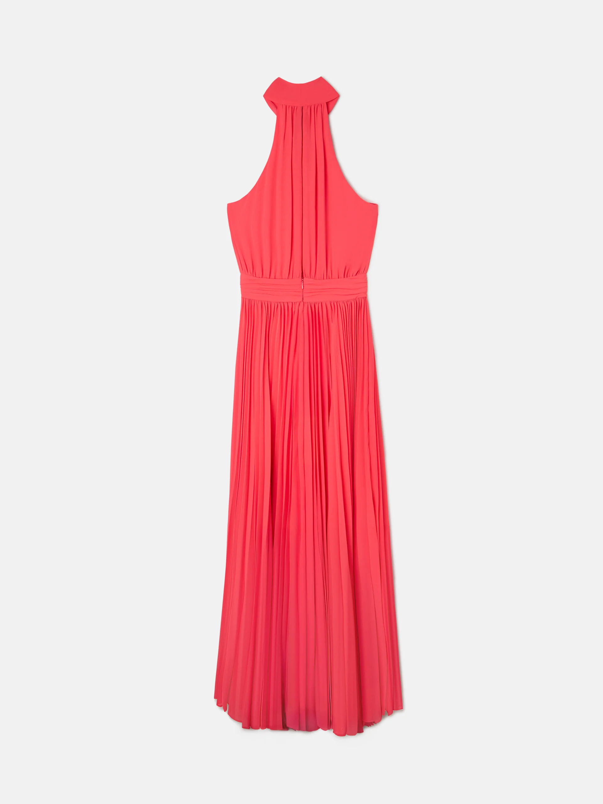 Vestido CaprileXSilbon plisado lazo coral - Image 17