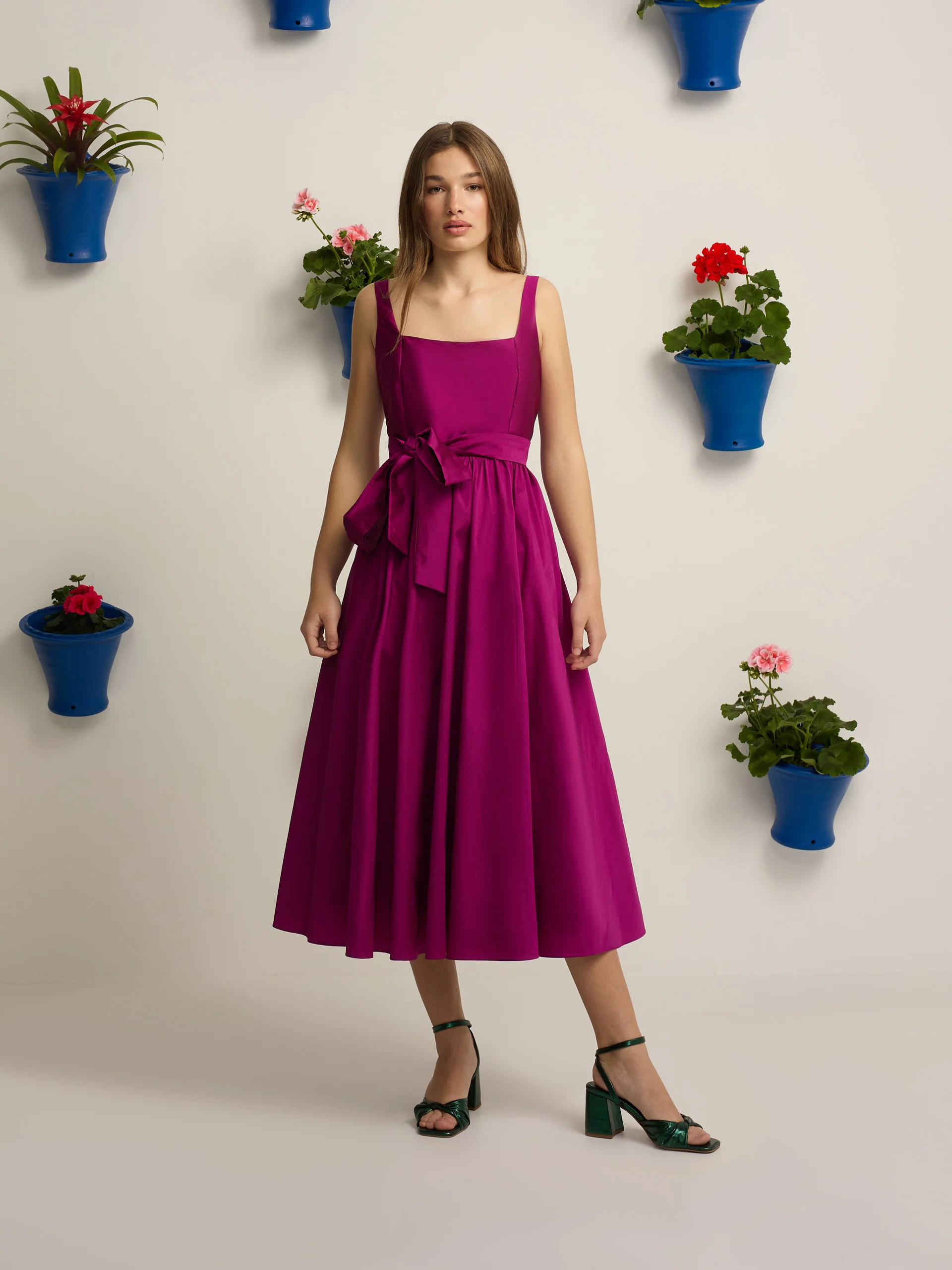 Vestido event collection tafeta morado - Image 5