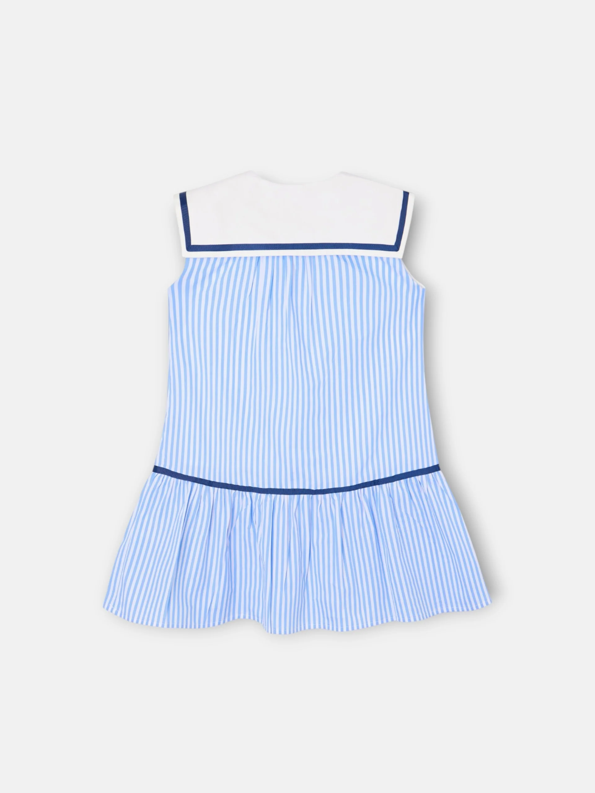 Vestido girl marinero rayas azules - Image 11