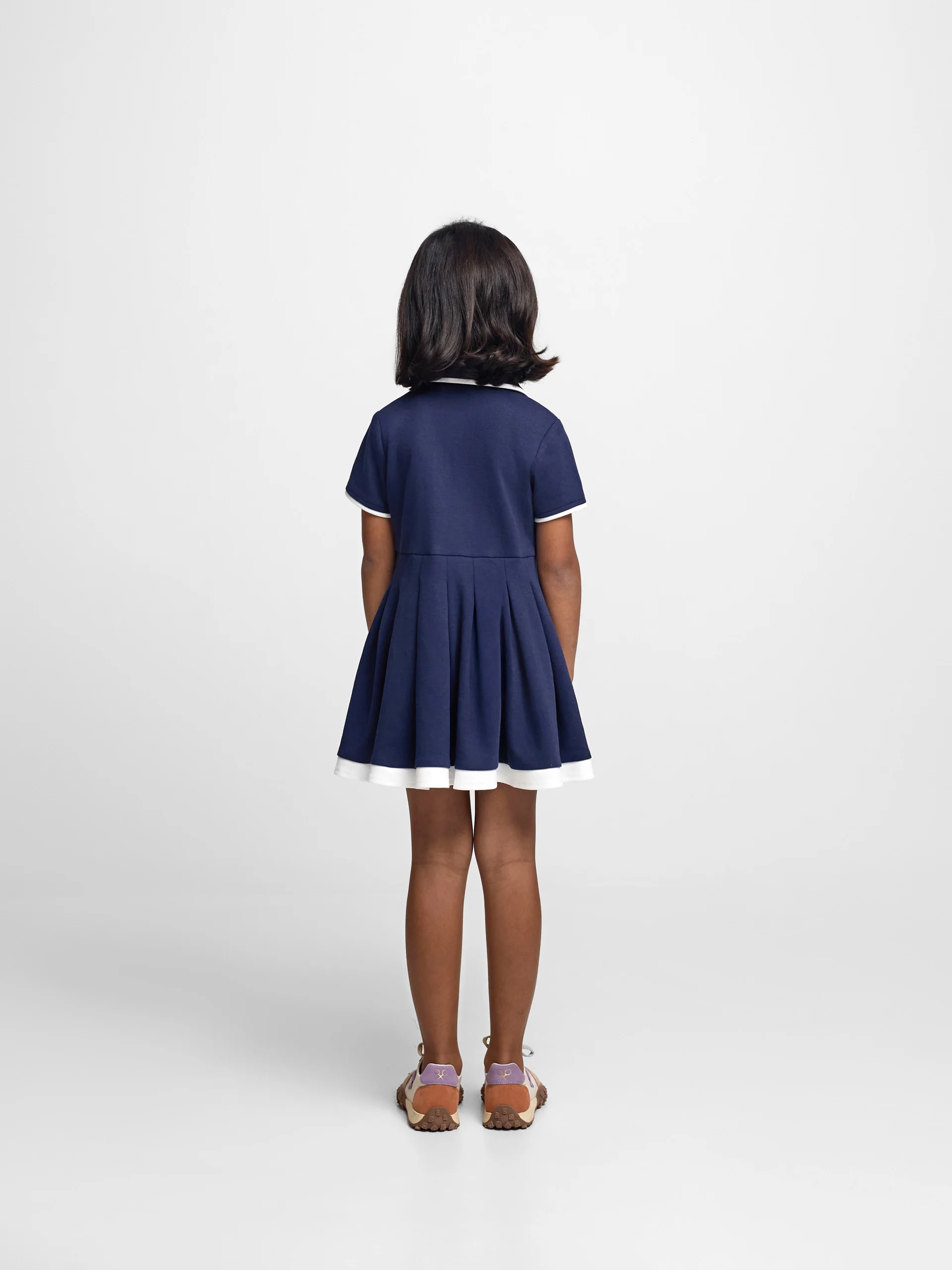 Vestido girl punto azul marino - Image 5