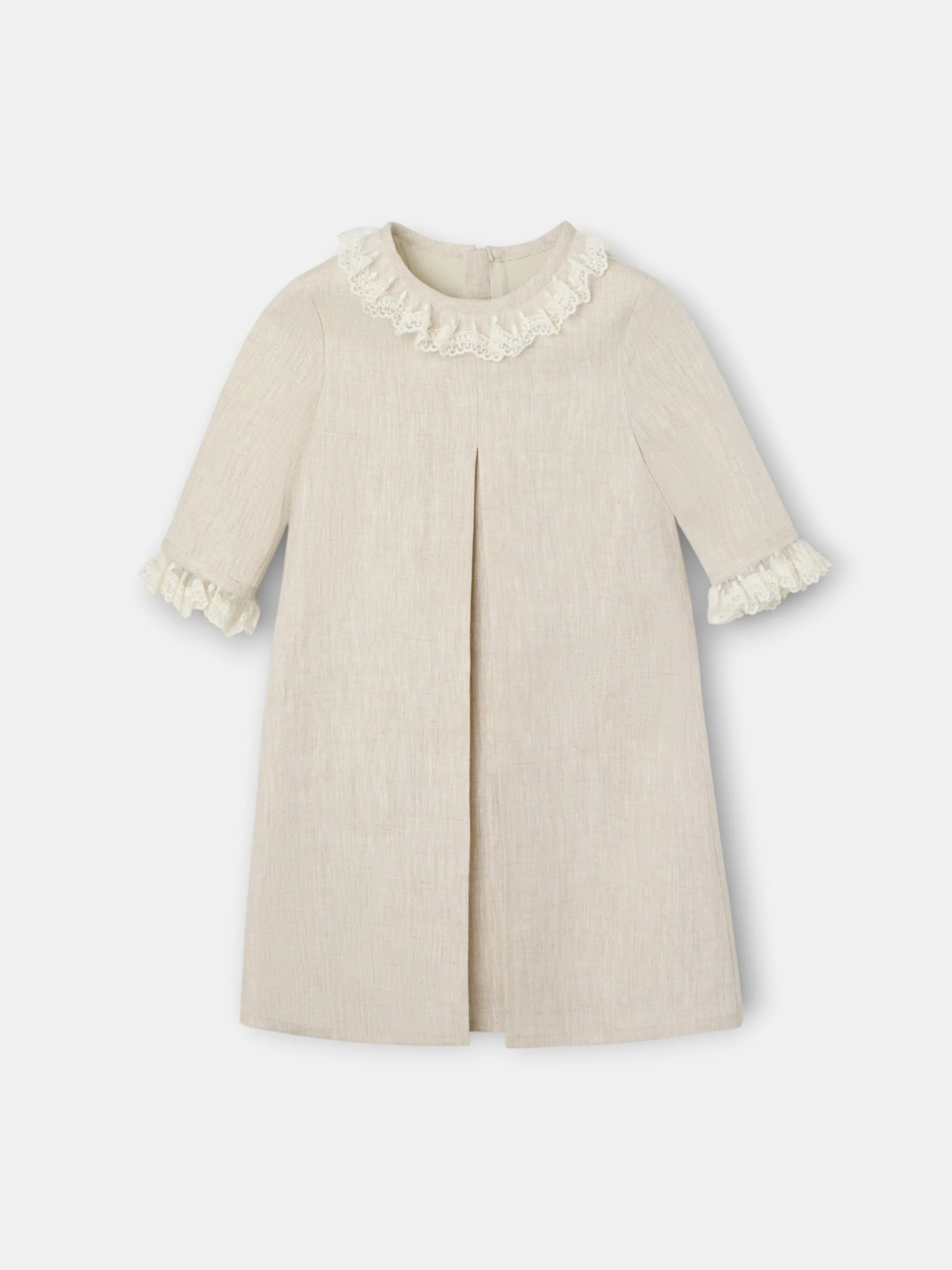 Vestido girl vestir beige - Image 8