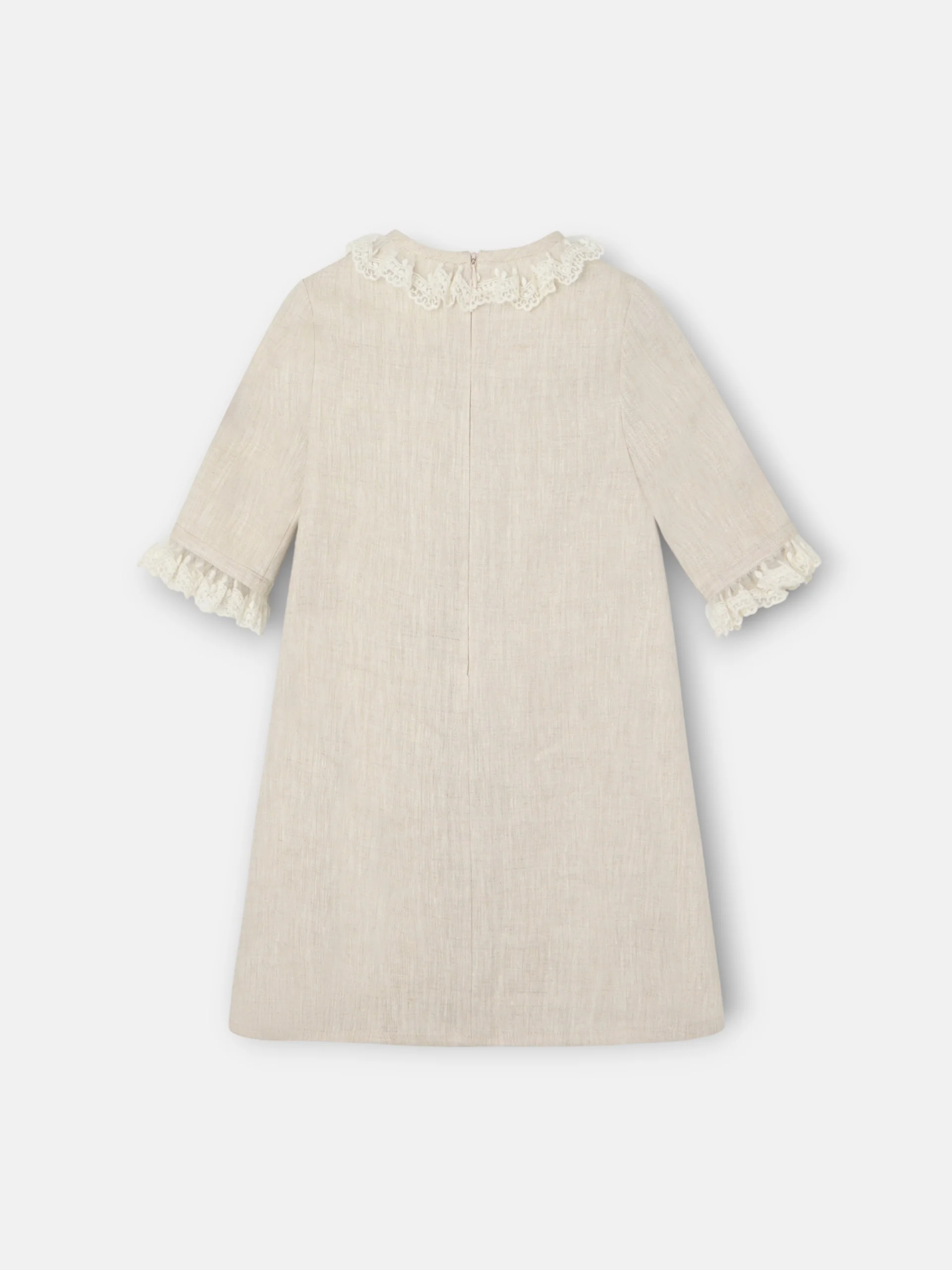 Vestido girl vestir beige - Image 9