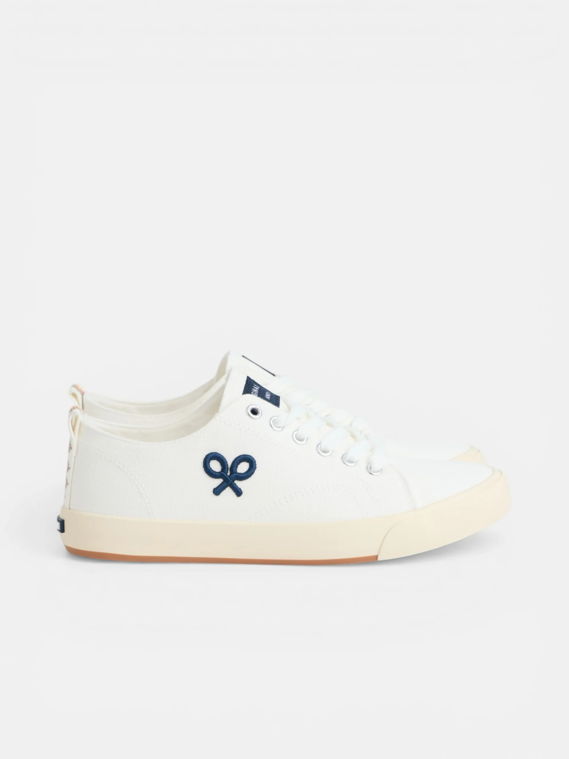 Zapatilla clasica lona blanco