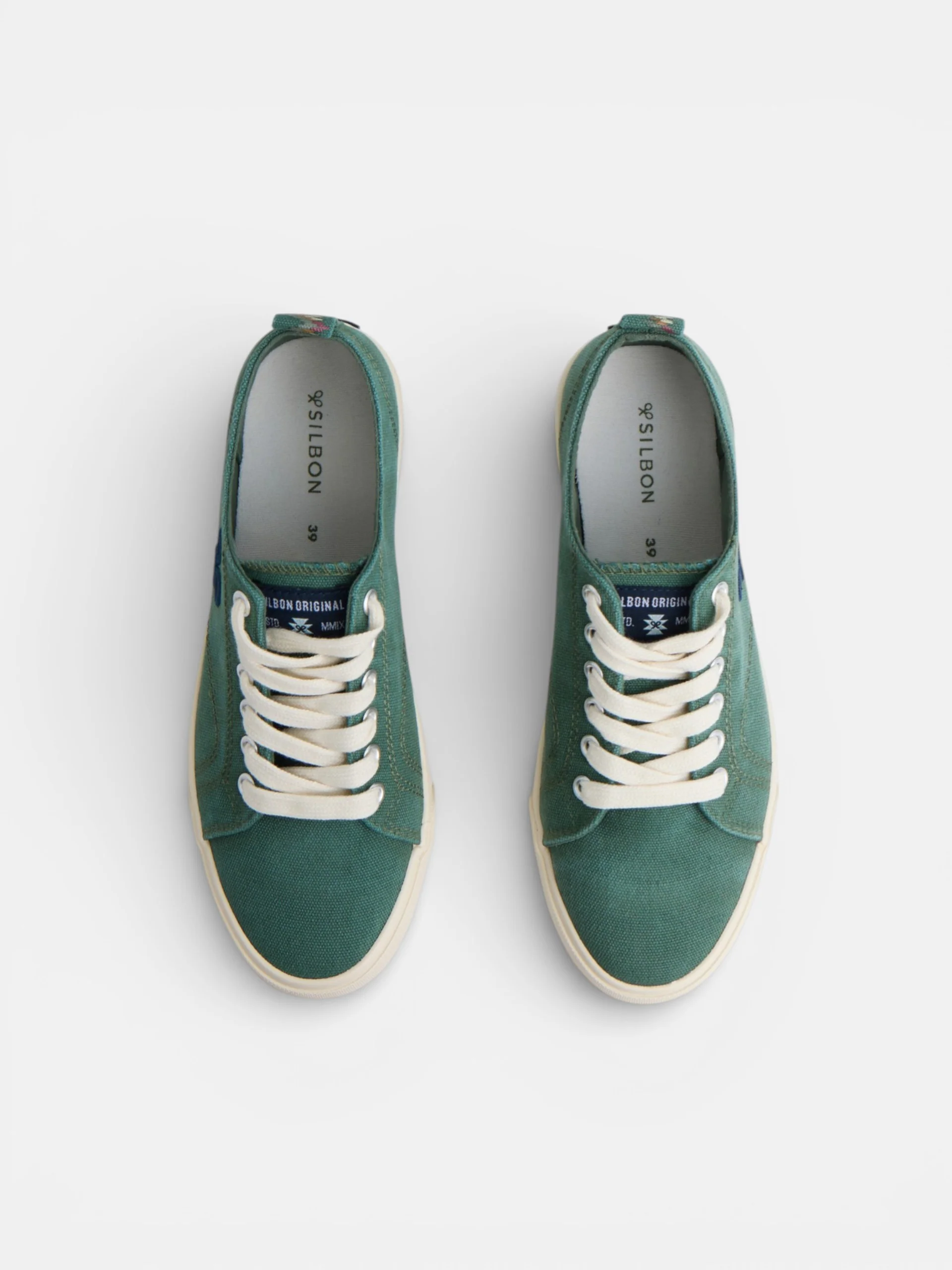 Zapatilla clasica lona verde - Image 3