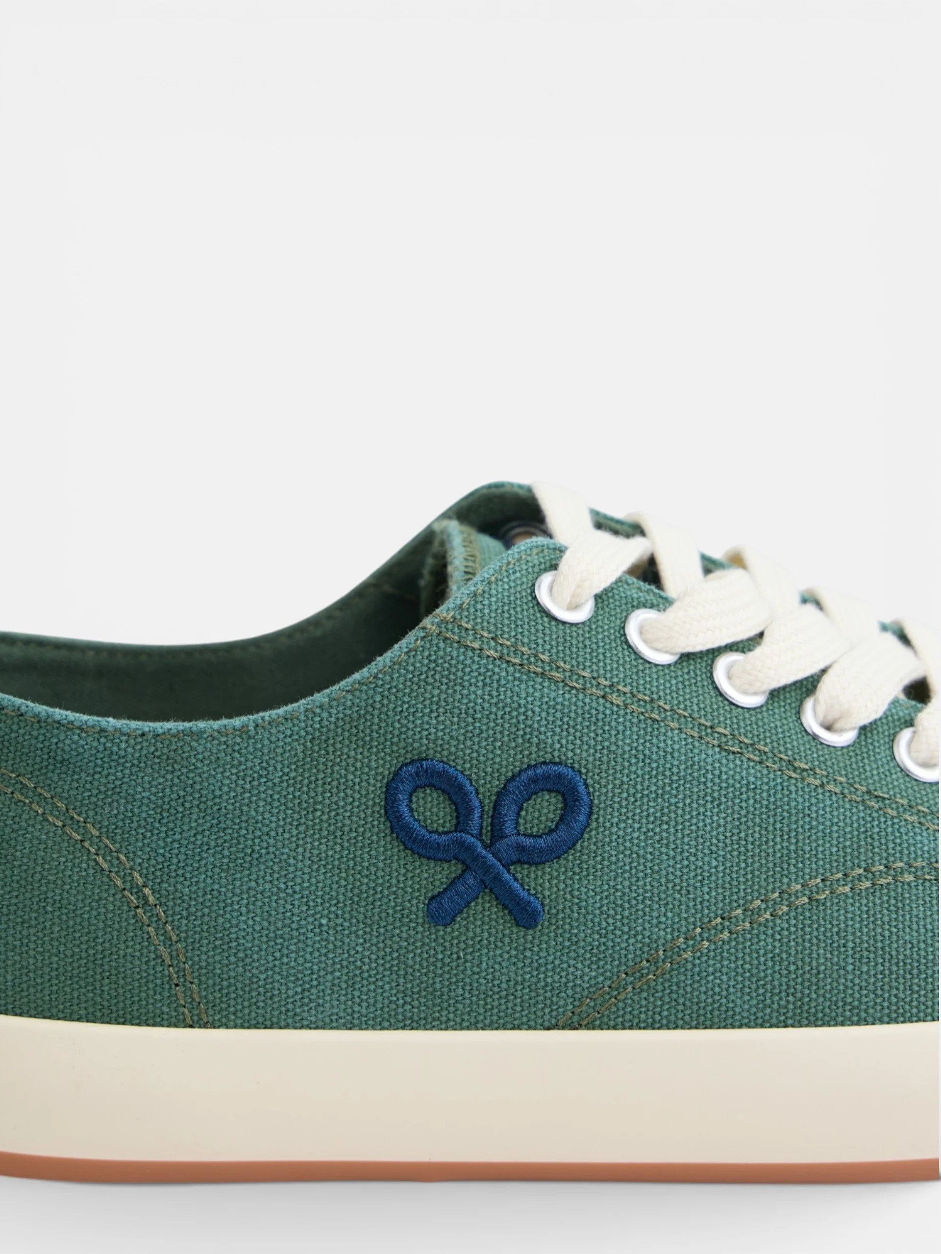 Zapatilla clasica lona verde - Image 6