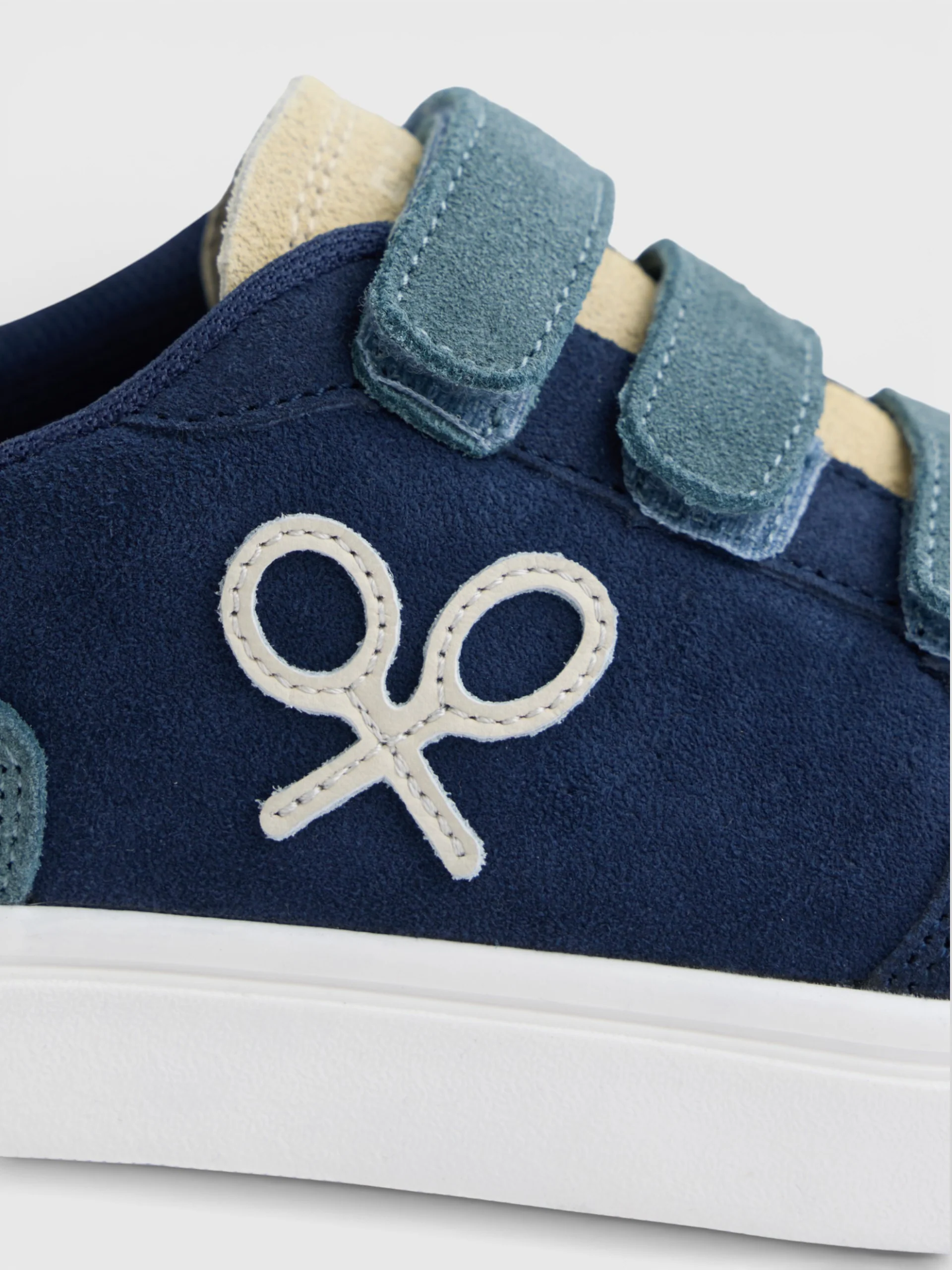 Zapatilla kids velcro multicolor azul marino - Image 5