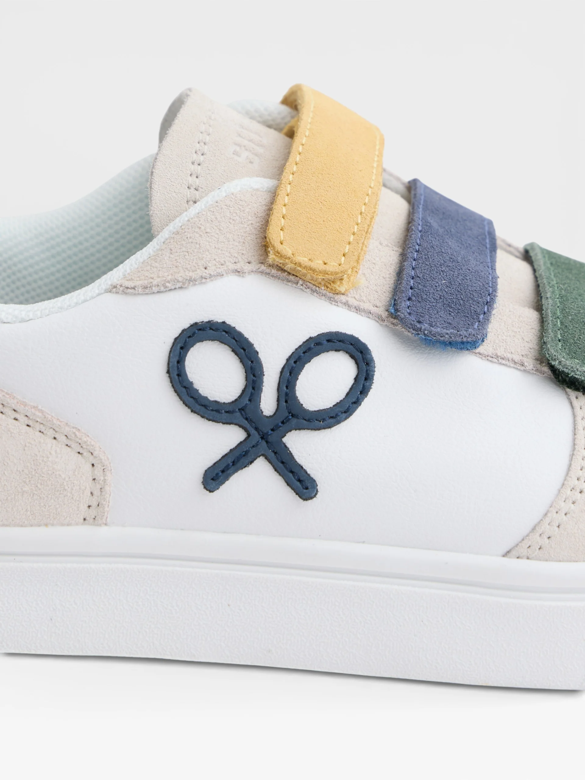 Zapatilla kids velcro multicolor crema - Image 5