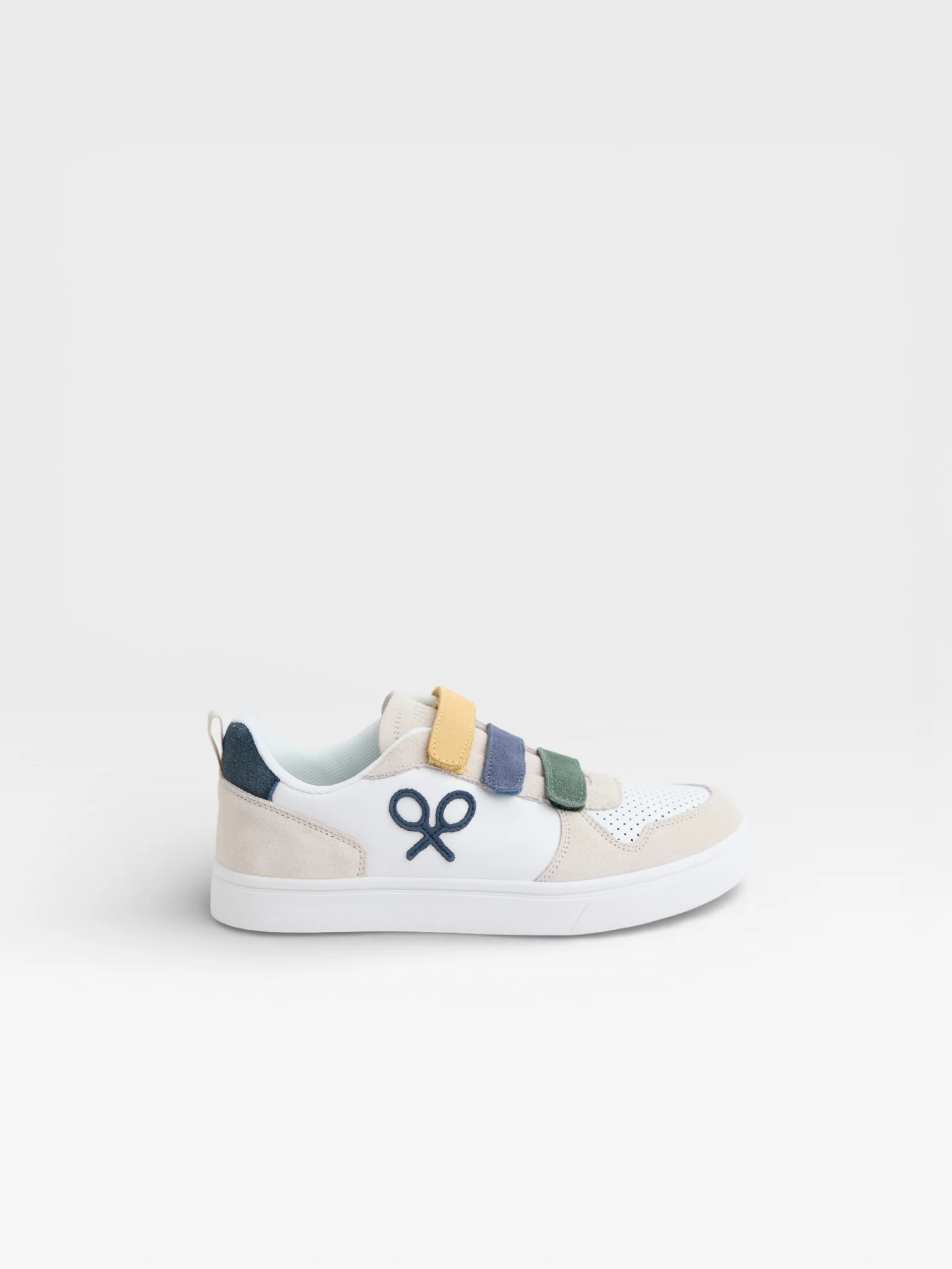 Zapatilla kids velcro multicolor crema - Image 9