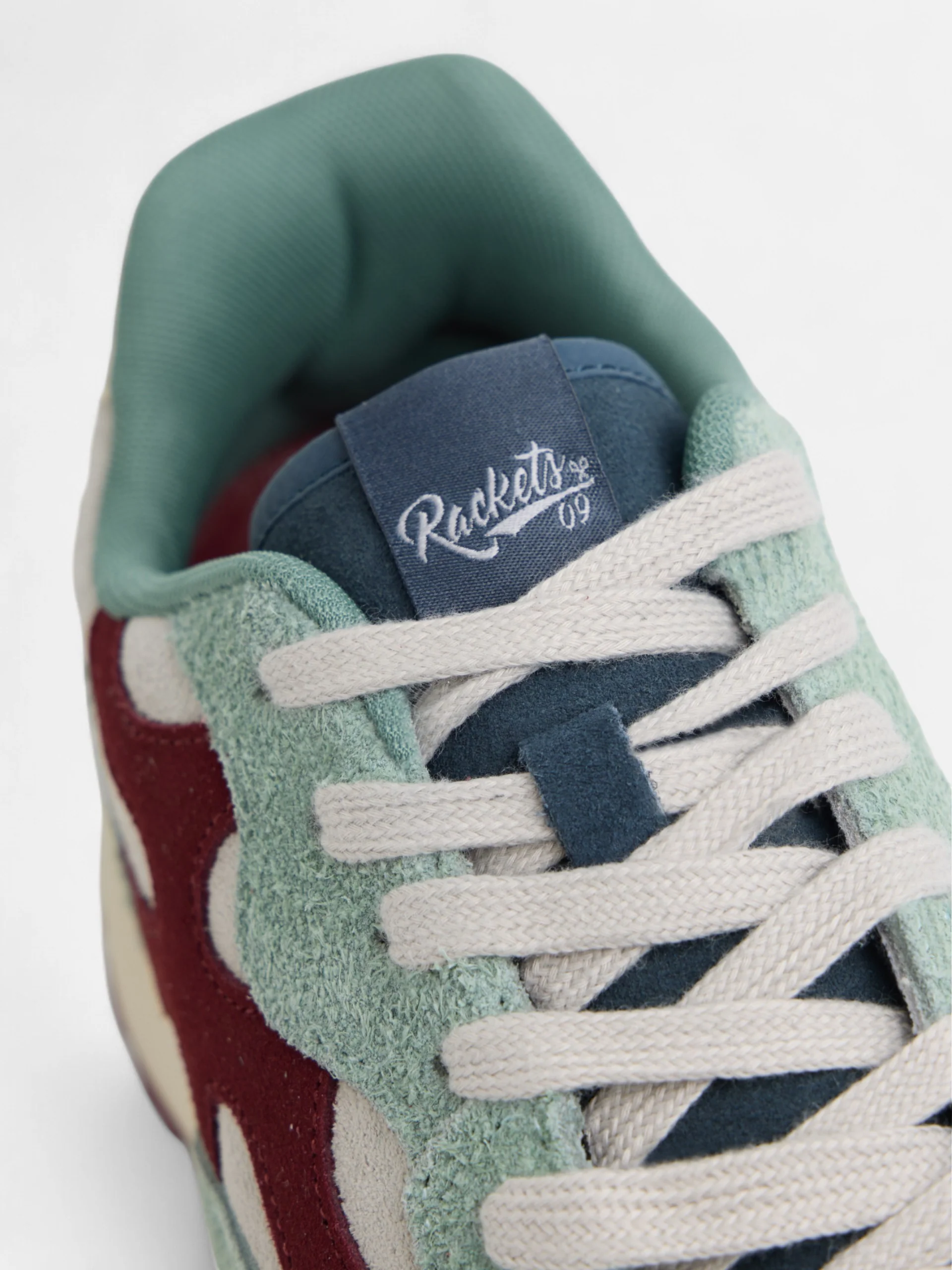 Zapatilla RACKETS09 verde burdeos - Image 6
