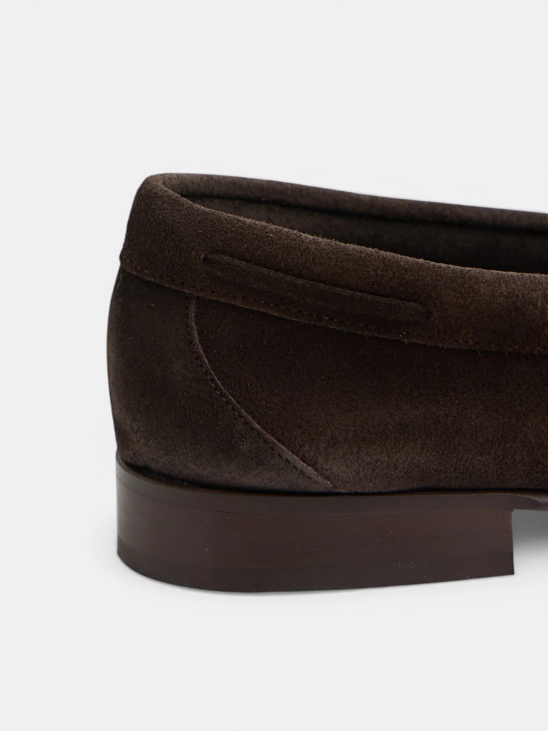 Zapato ante lazo marron oscuro - Image 3
