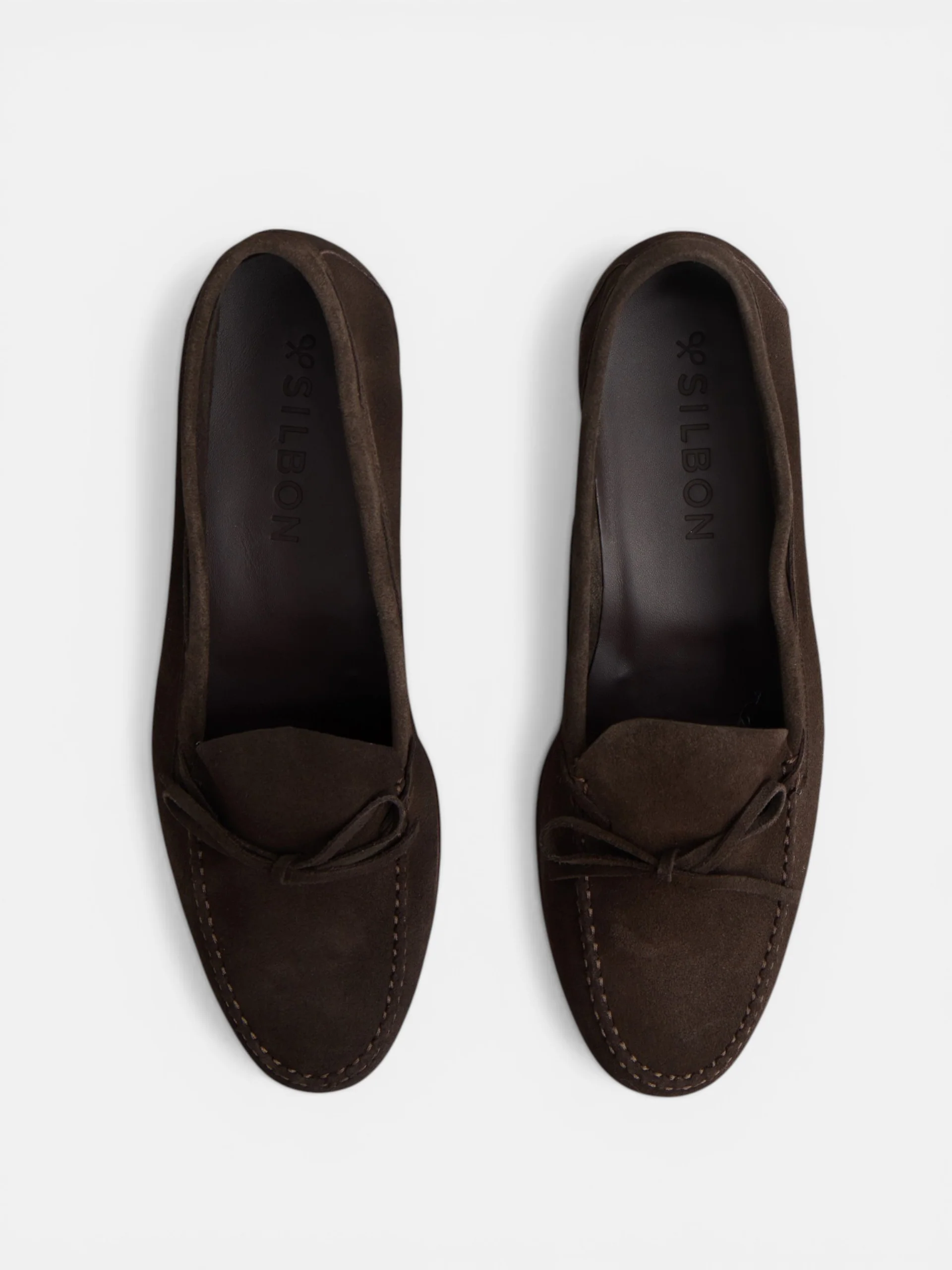 Zapato ante lazo marron oscuro - Image 4