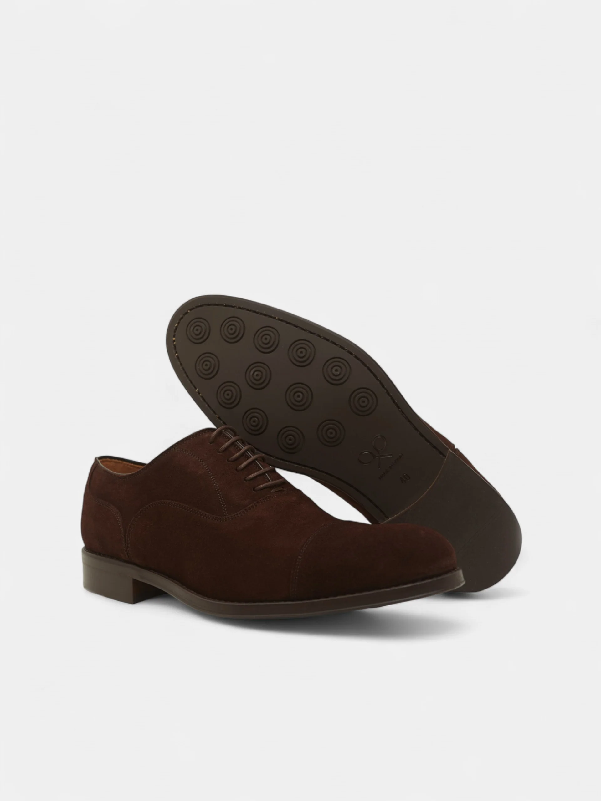 Zapato clasico ante cordones marron - Image 5