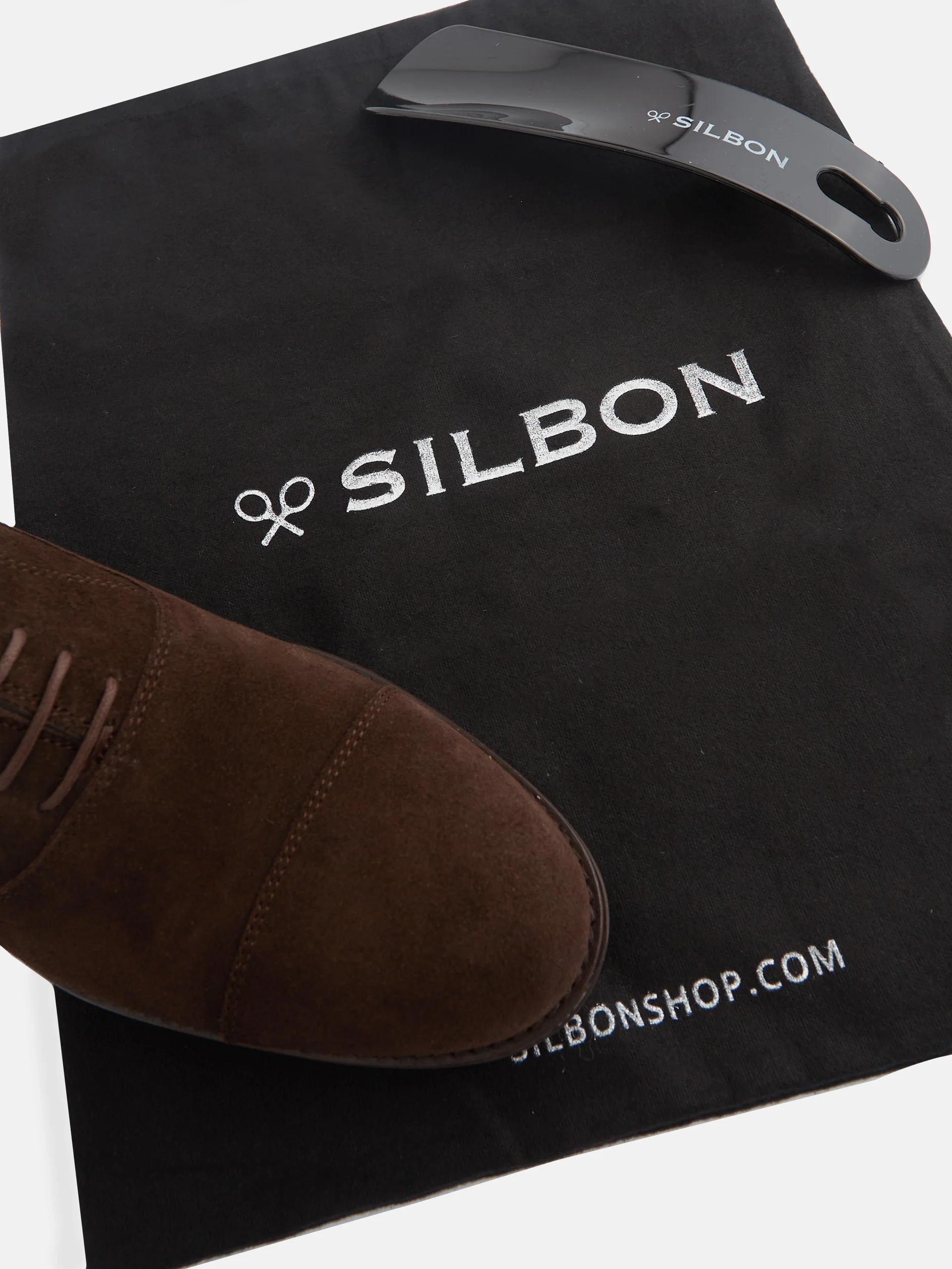 Zapato clasico ante cordones marron oscuro - Image 5