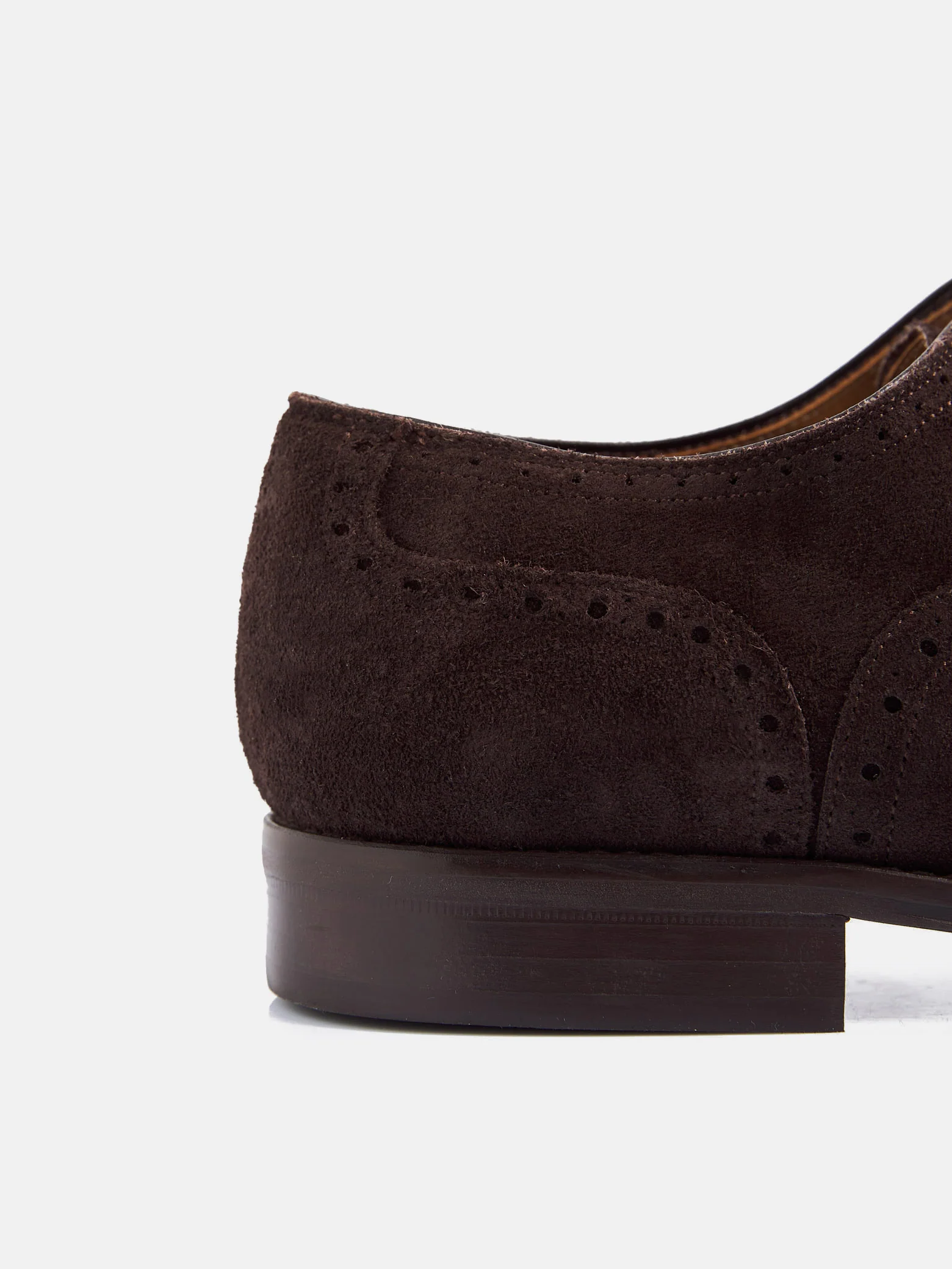 Zapato clasico ante perforado marron - Image 4