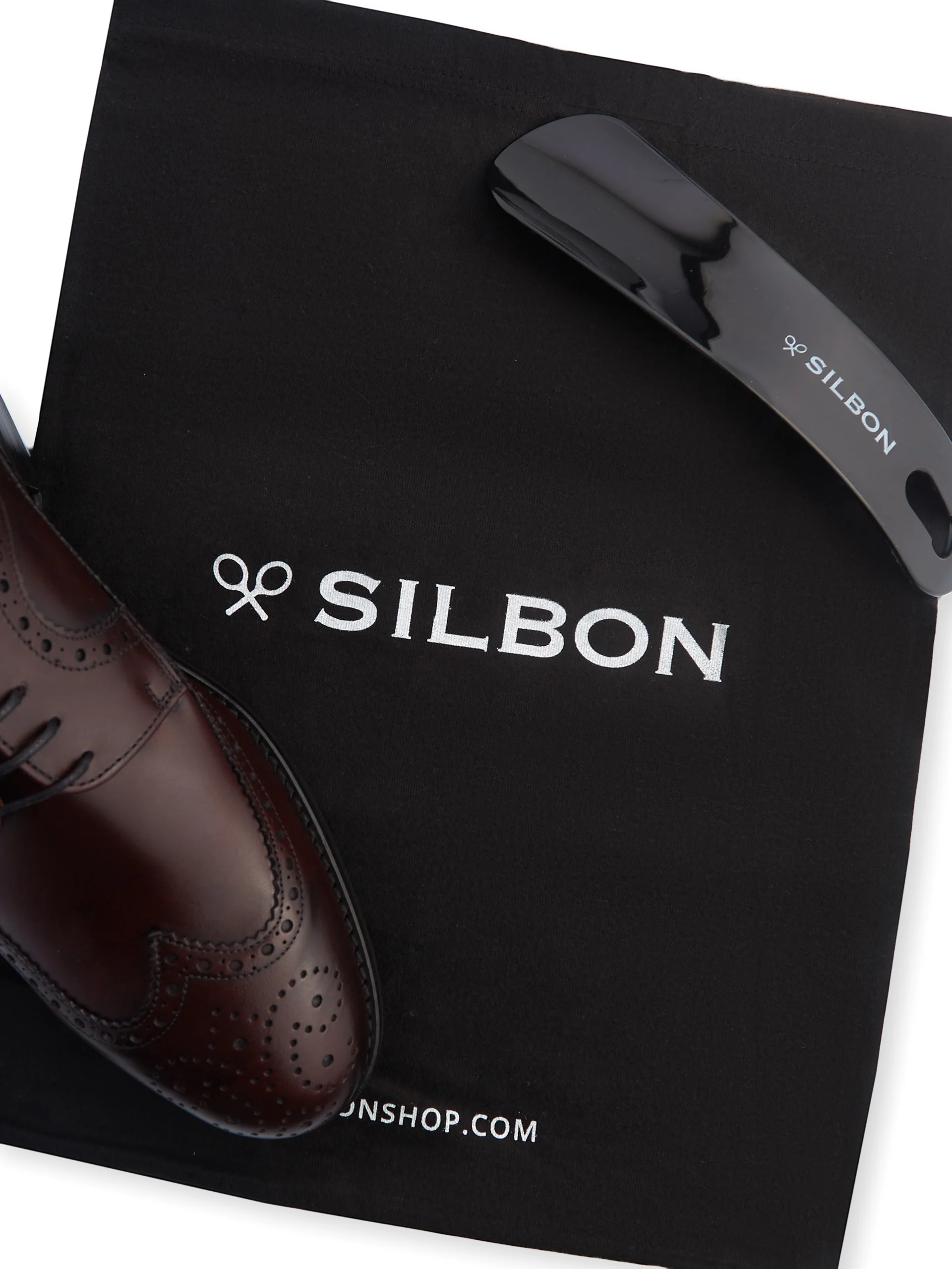 Zapato clasico piel perforado burdeos - Image 7