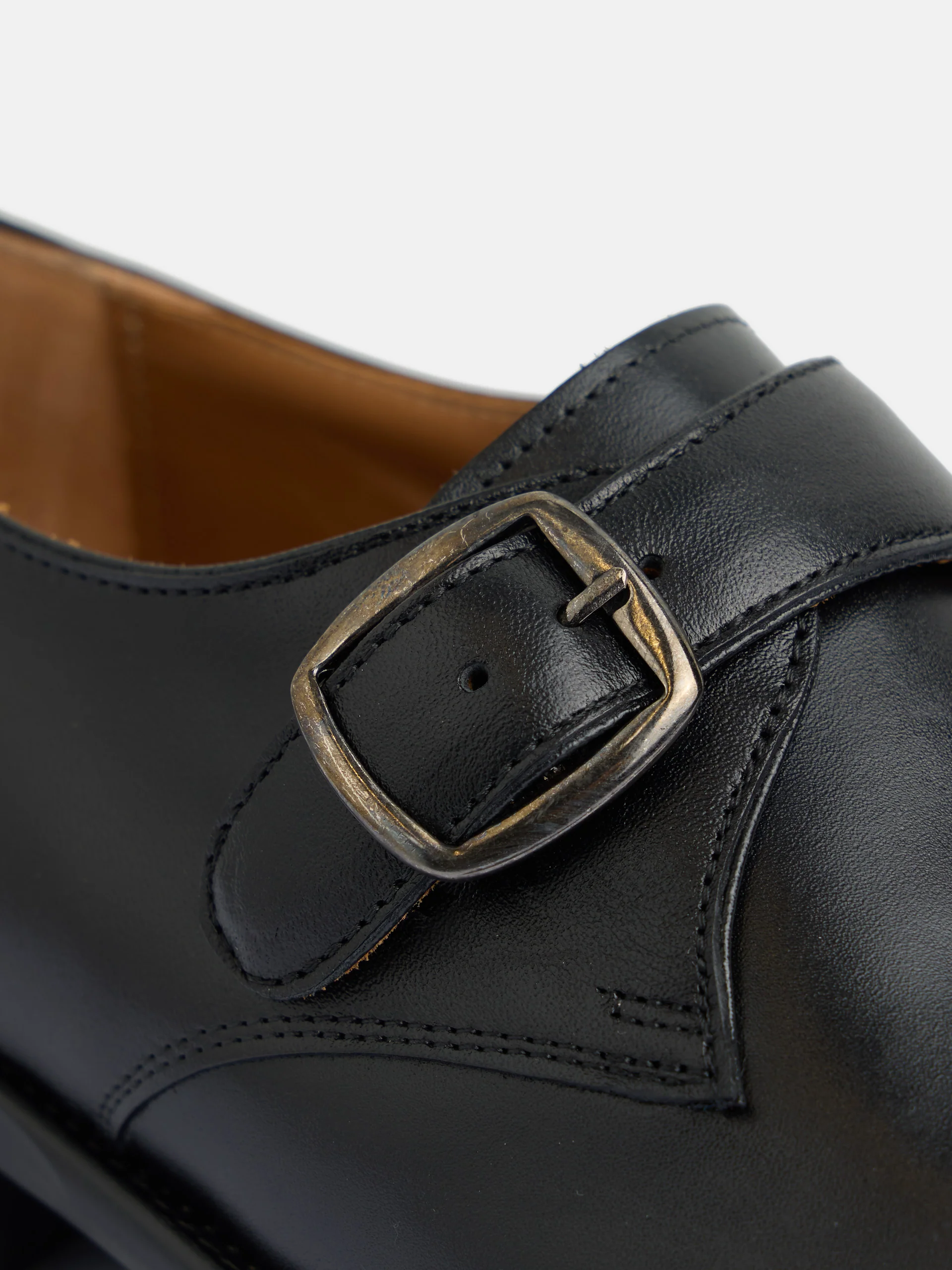 Zapato hebilla piel negro - Image 5