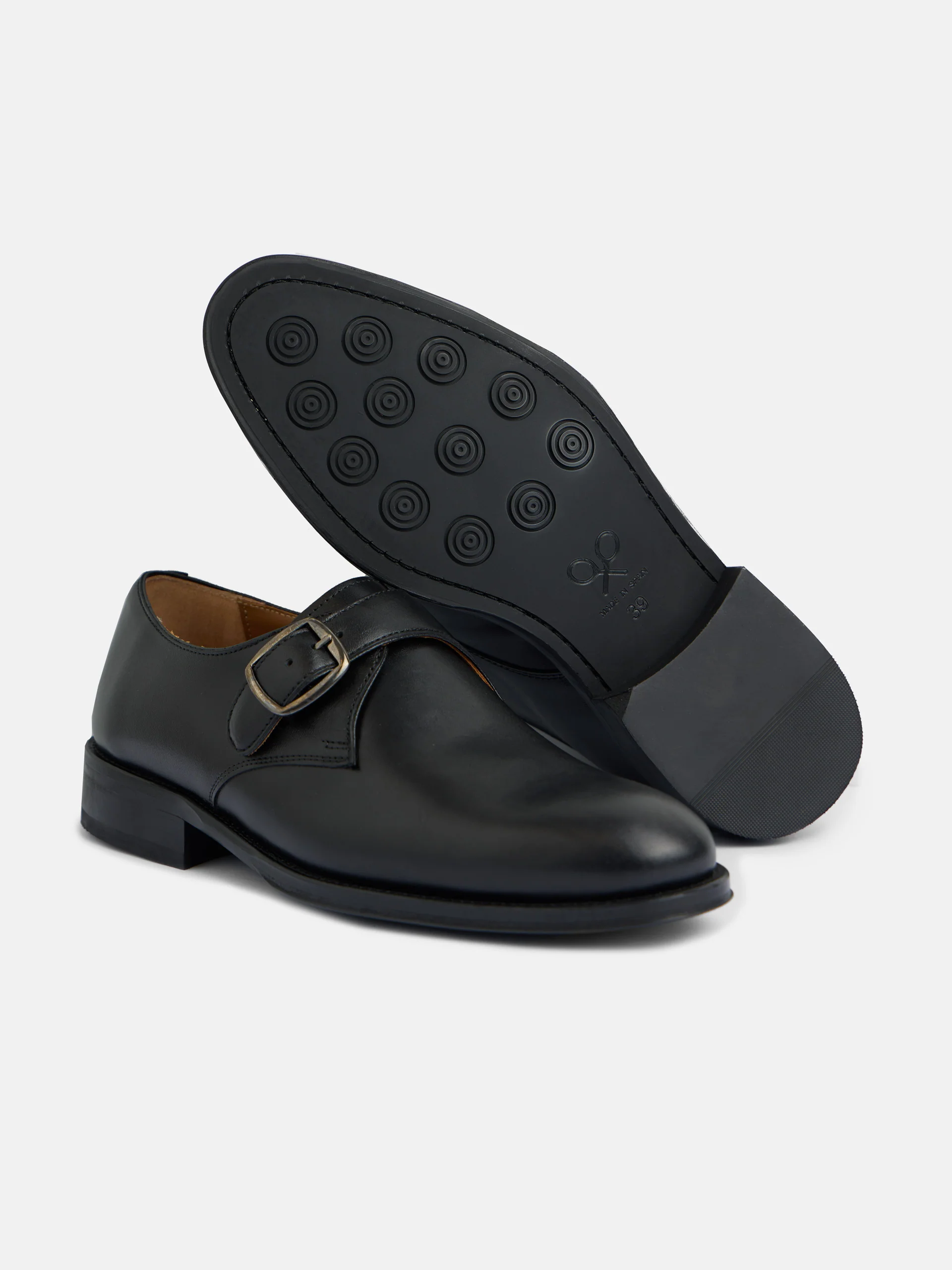 Zapato hebilla piel negro - Image 6