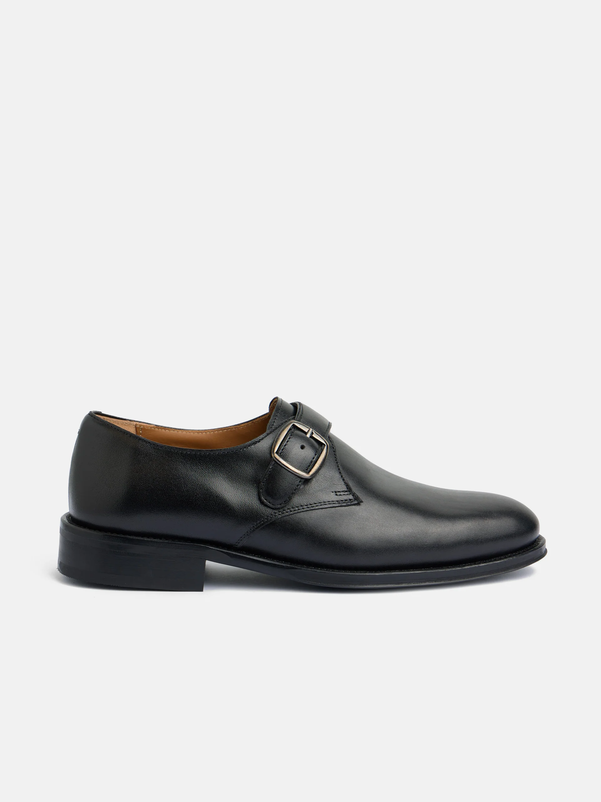 Zapato hebilla piel negro - Image 7