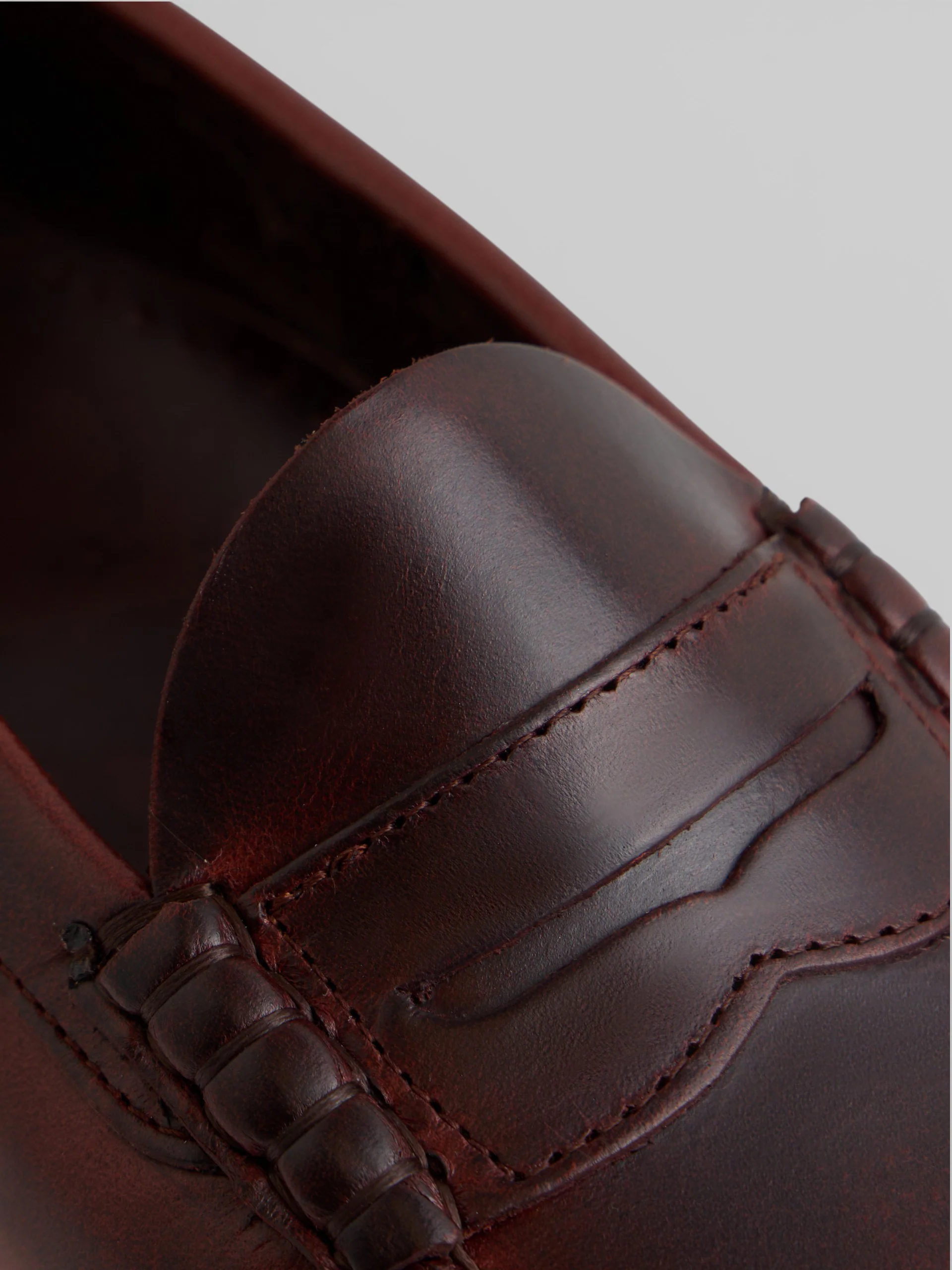 Zapato mocasin premium penny piel marron - Image 6