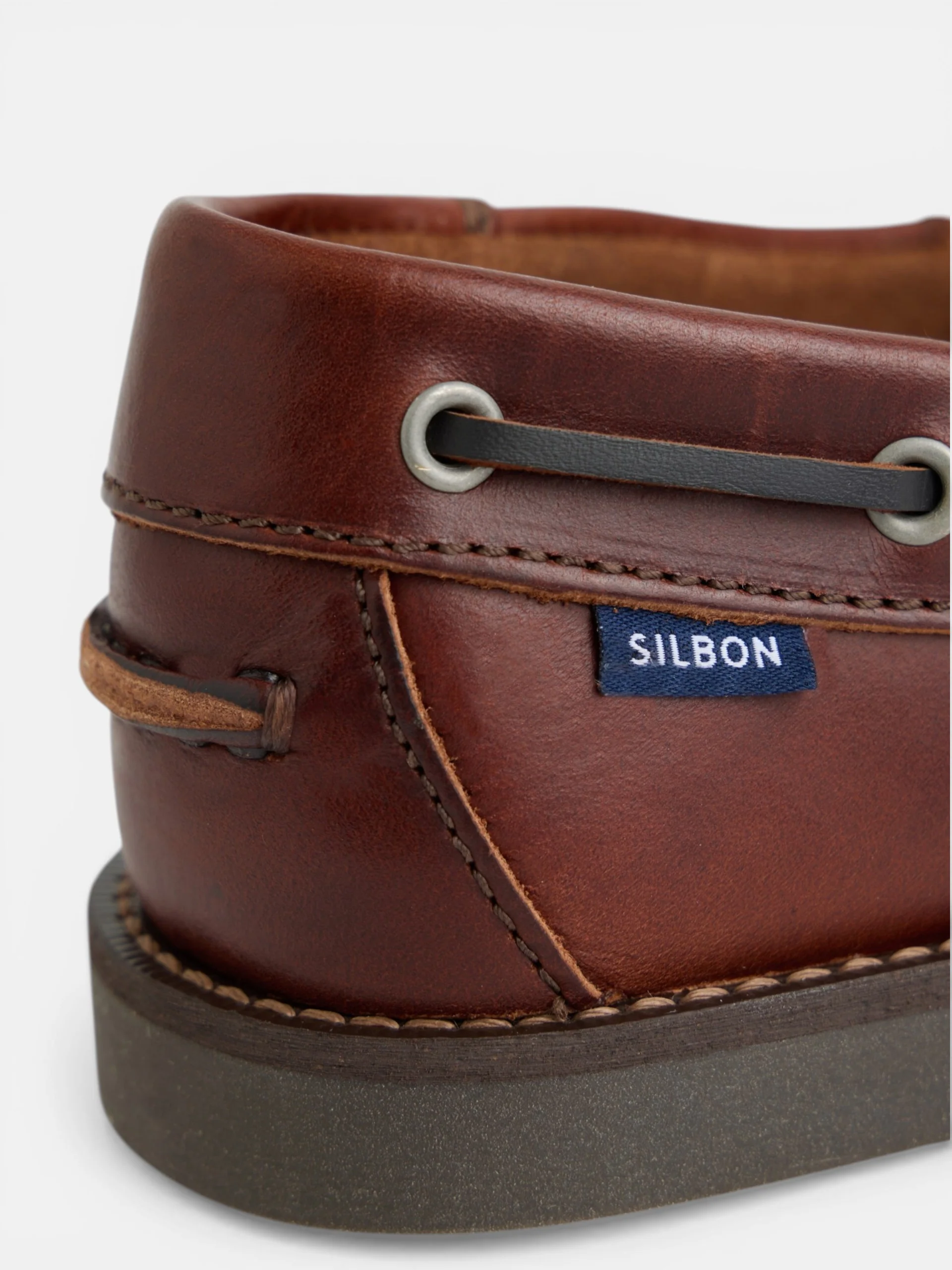 Zapato nautico piel fino marron claro - Image 3