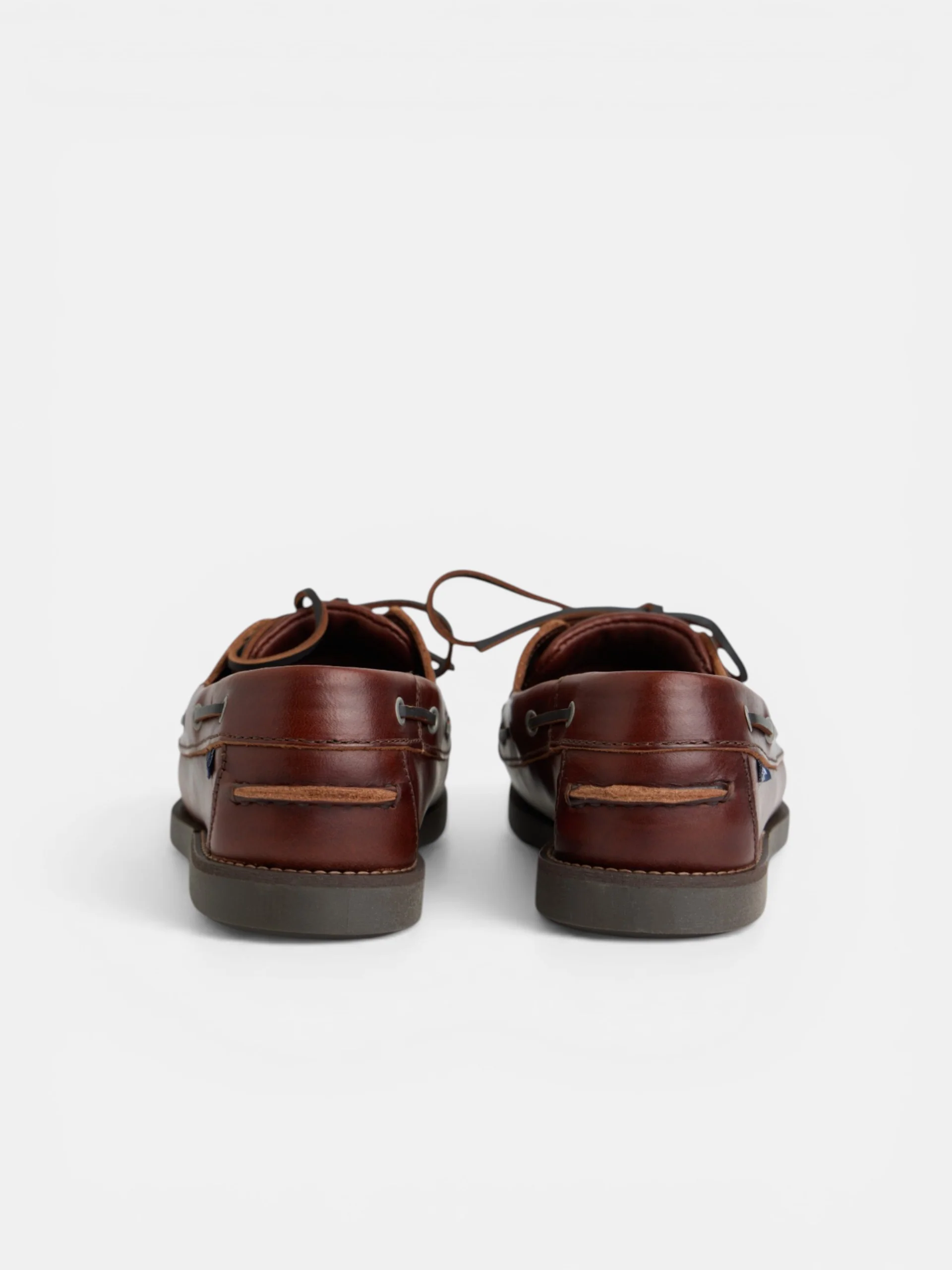 Zapato nautico piel fino marron claro - Image 4