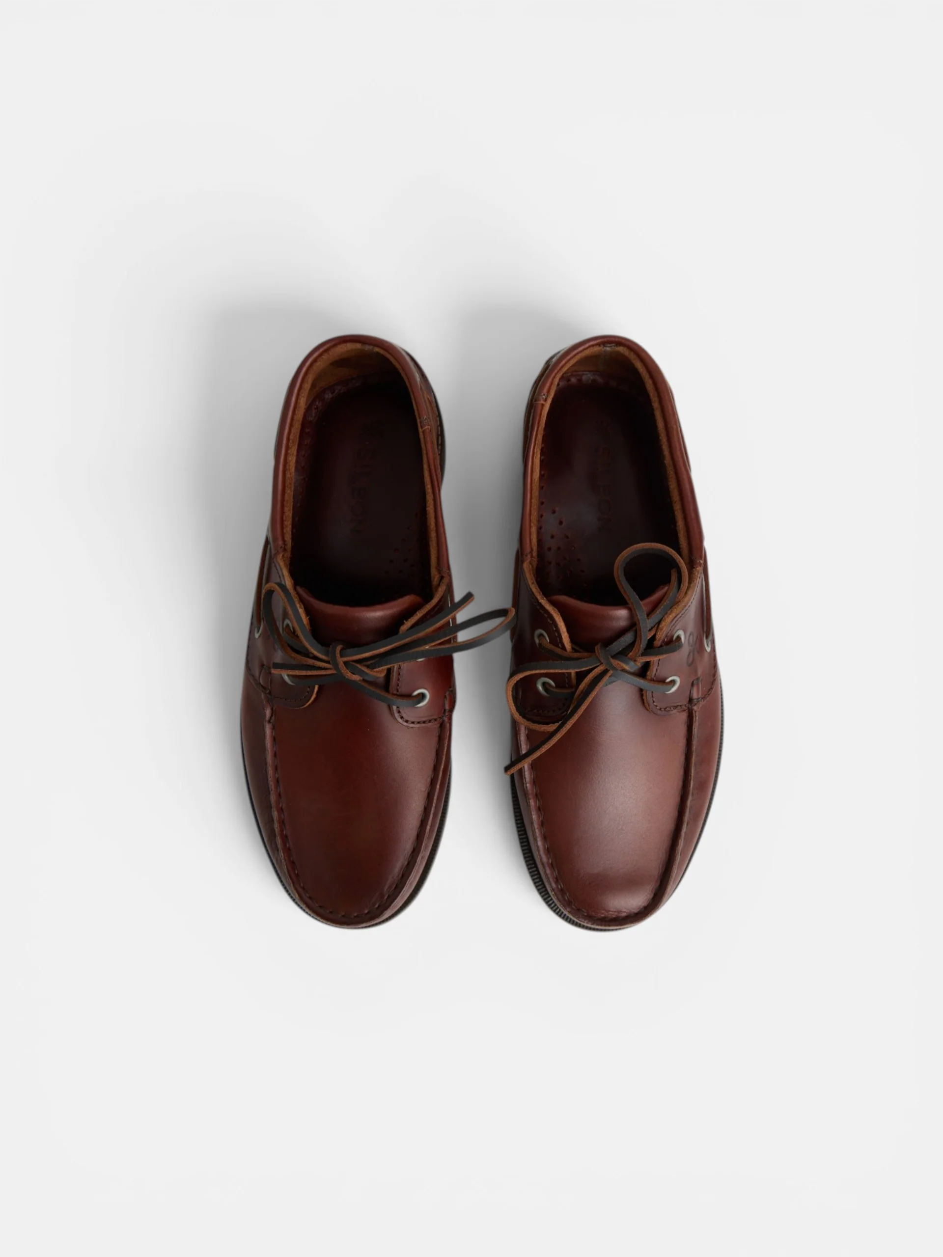 Zapato nautico piel fino marron claro - Image 5