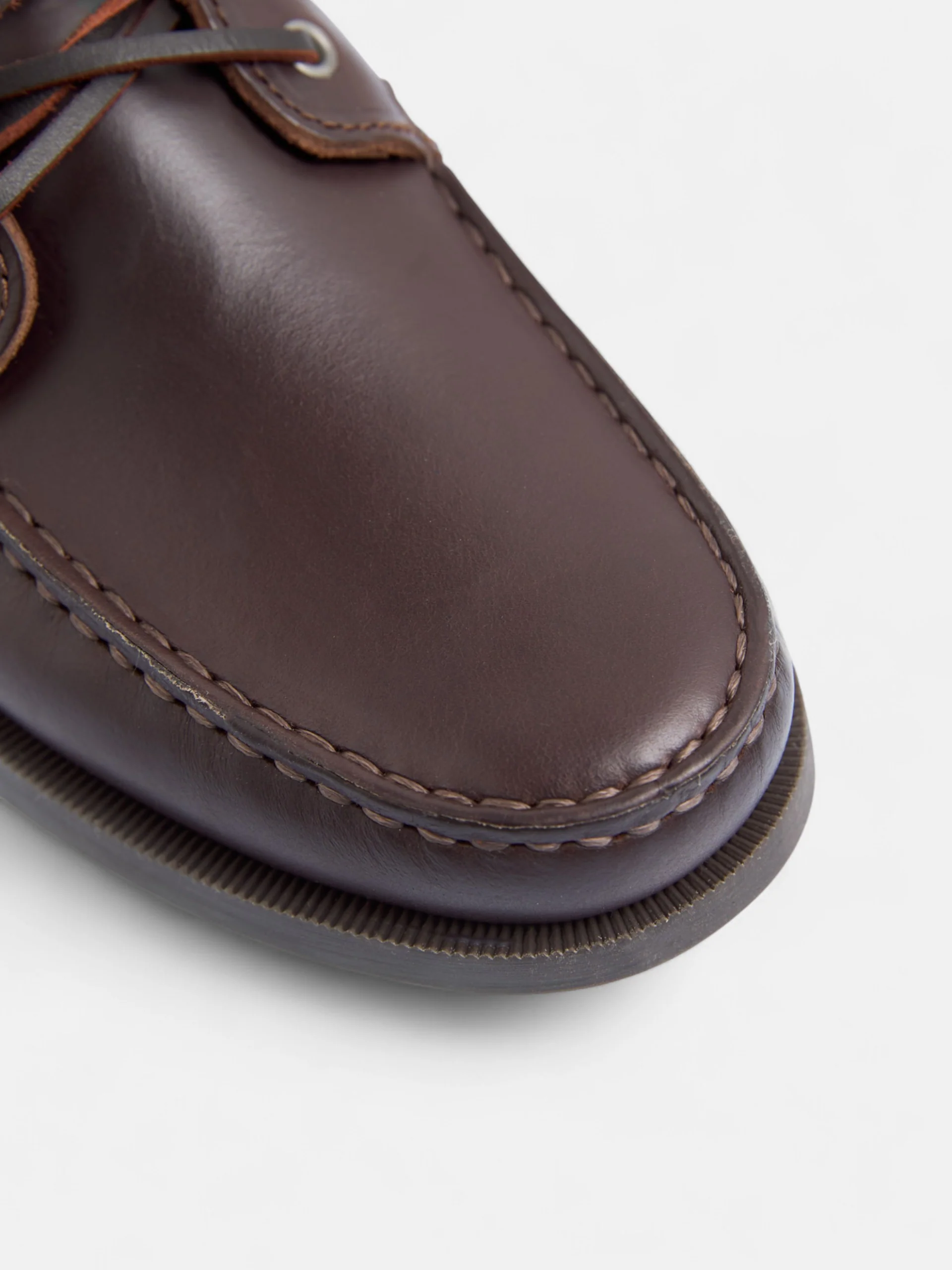Zapato nautico piel fino marron oscuro - Image 4