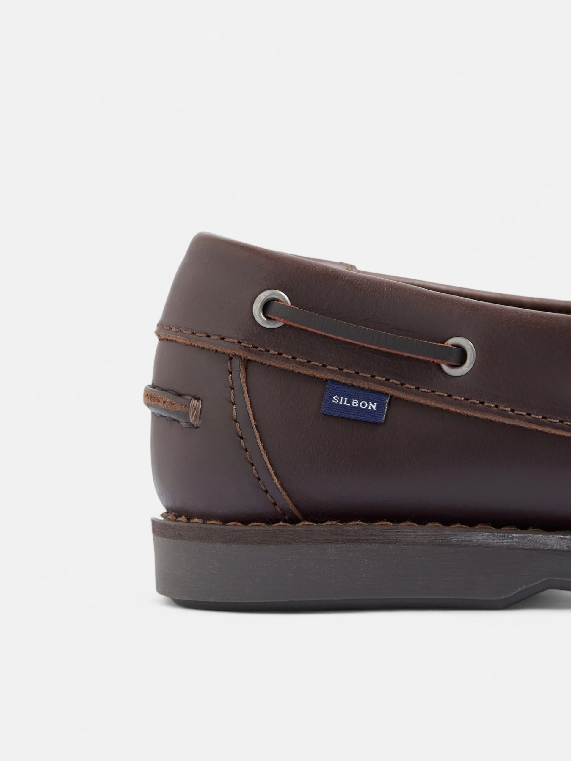 Zapato nautico piel fino marron oscuro - Image 5