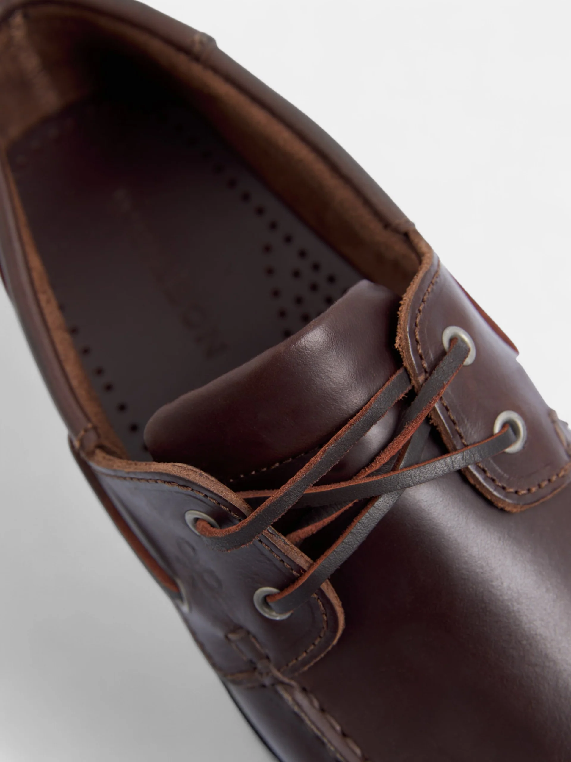 Zapato nautico piel fino marron oscuro - Image 7